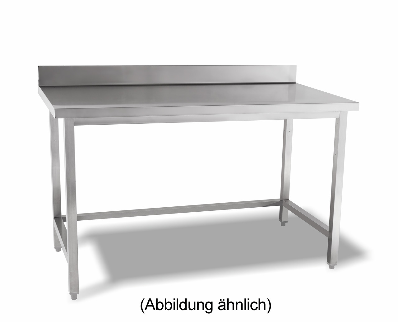 Arbeitstisch verschweißt o. Ablageboden mit 50 mm Aufkantung 800 x 700 x 850 mm