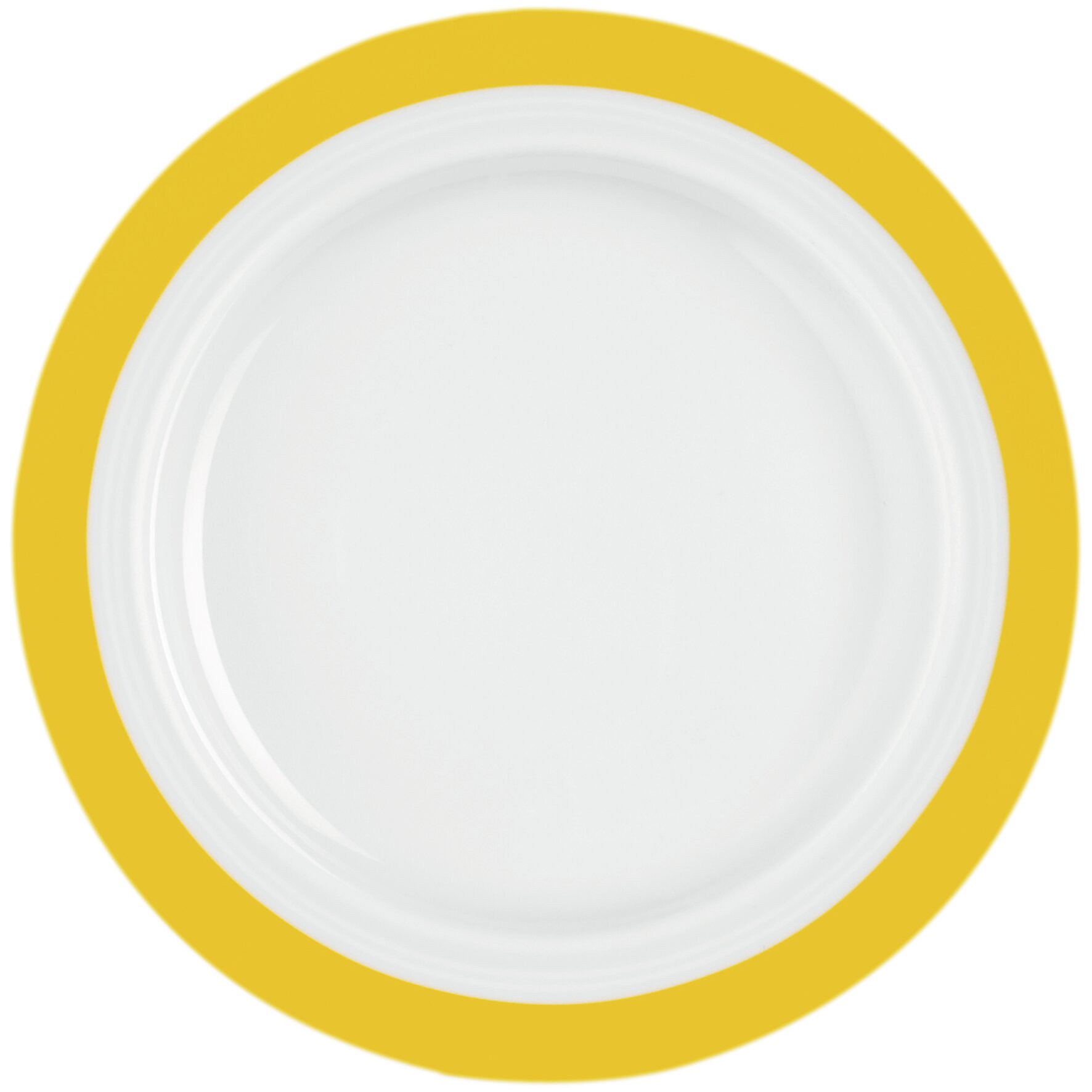 Vitalis, Teller flach ø 255 mm / 0,30 l gelbes Band
