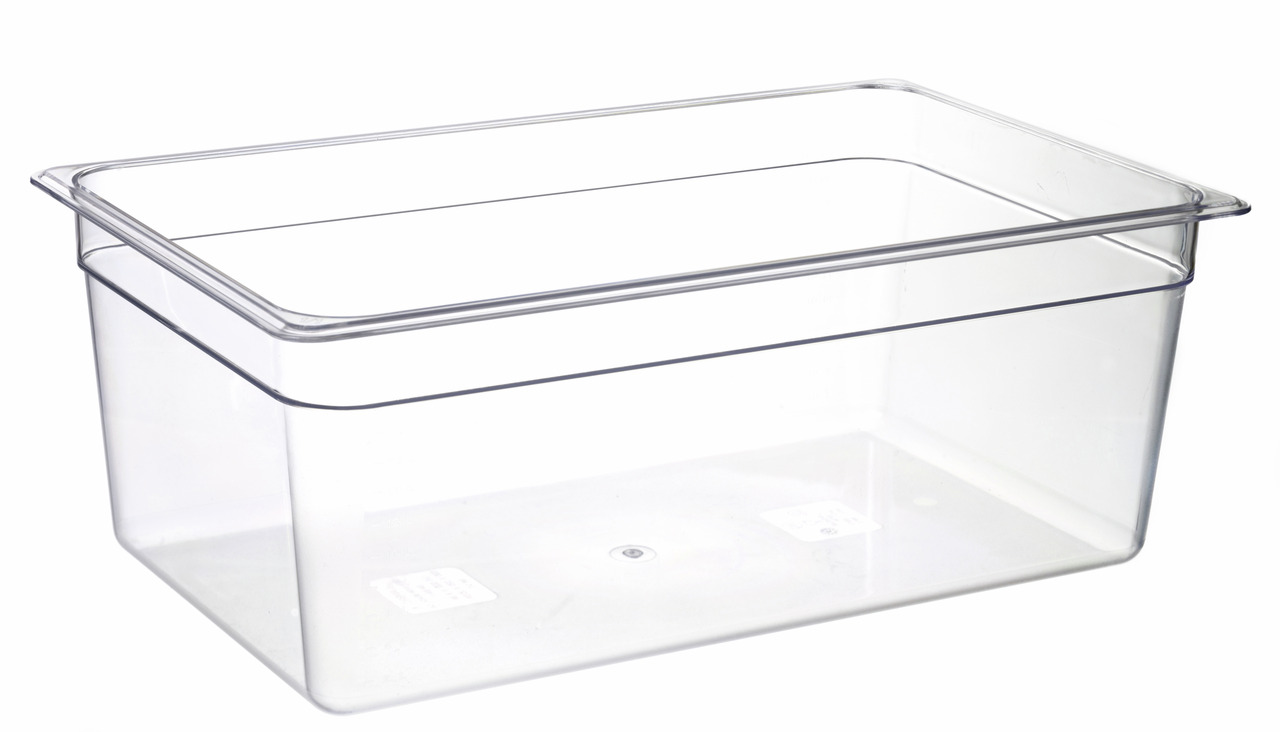 GN-Behälter, GN 1/1, 530 x 325 x 200 mm, Polycarbonat transparent