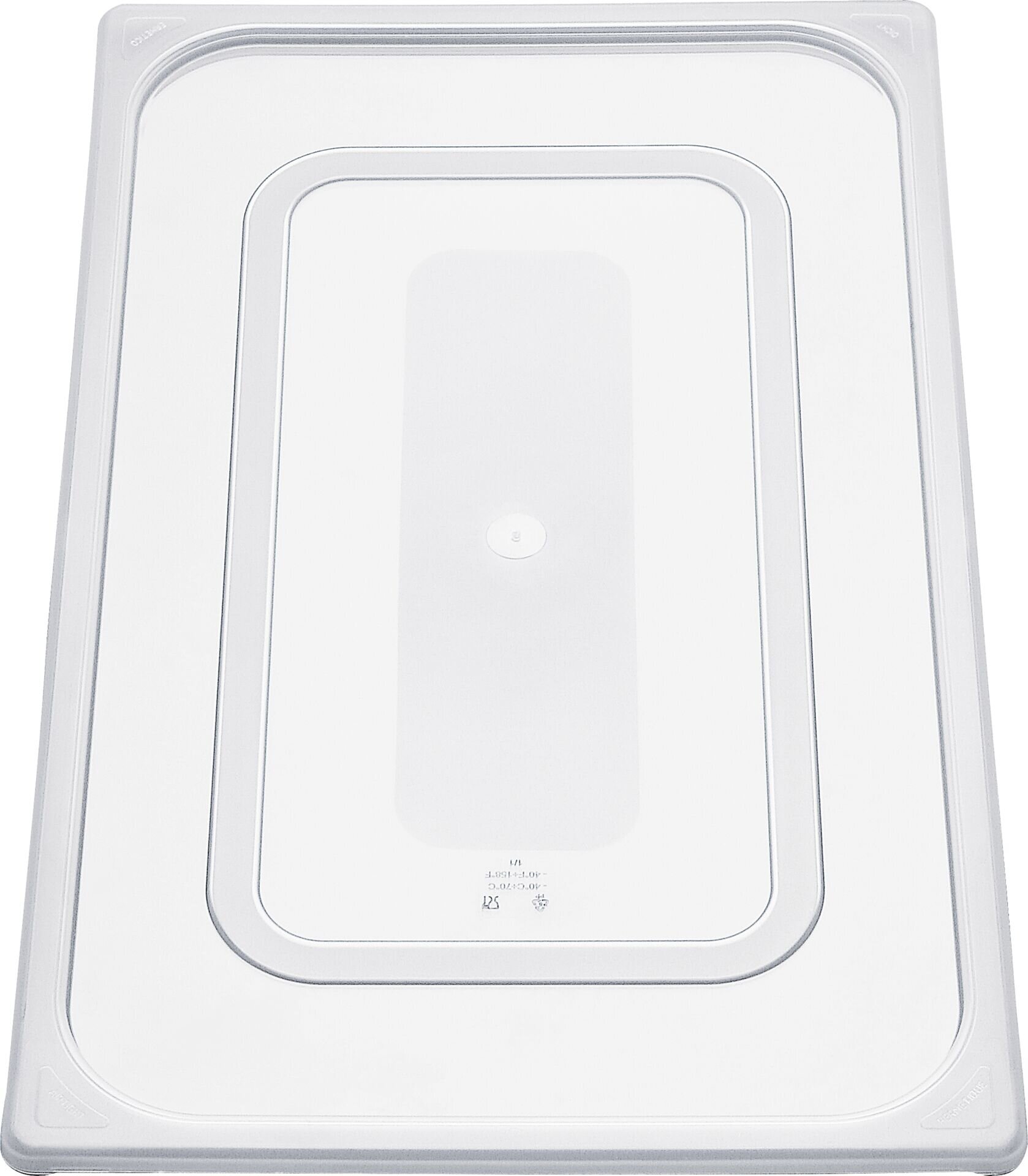 GN-Deckel ohne Löffelausschnitt Polypropylen für 1/1