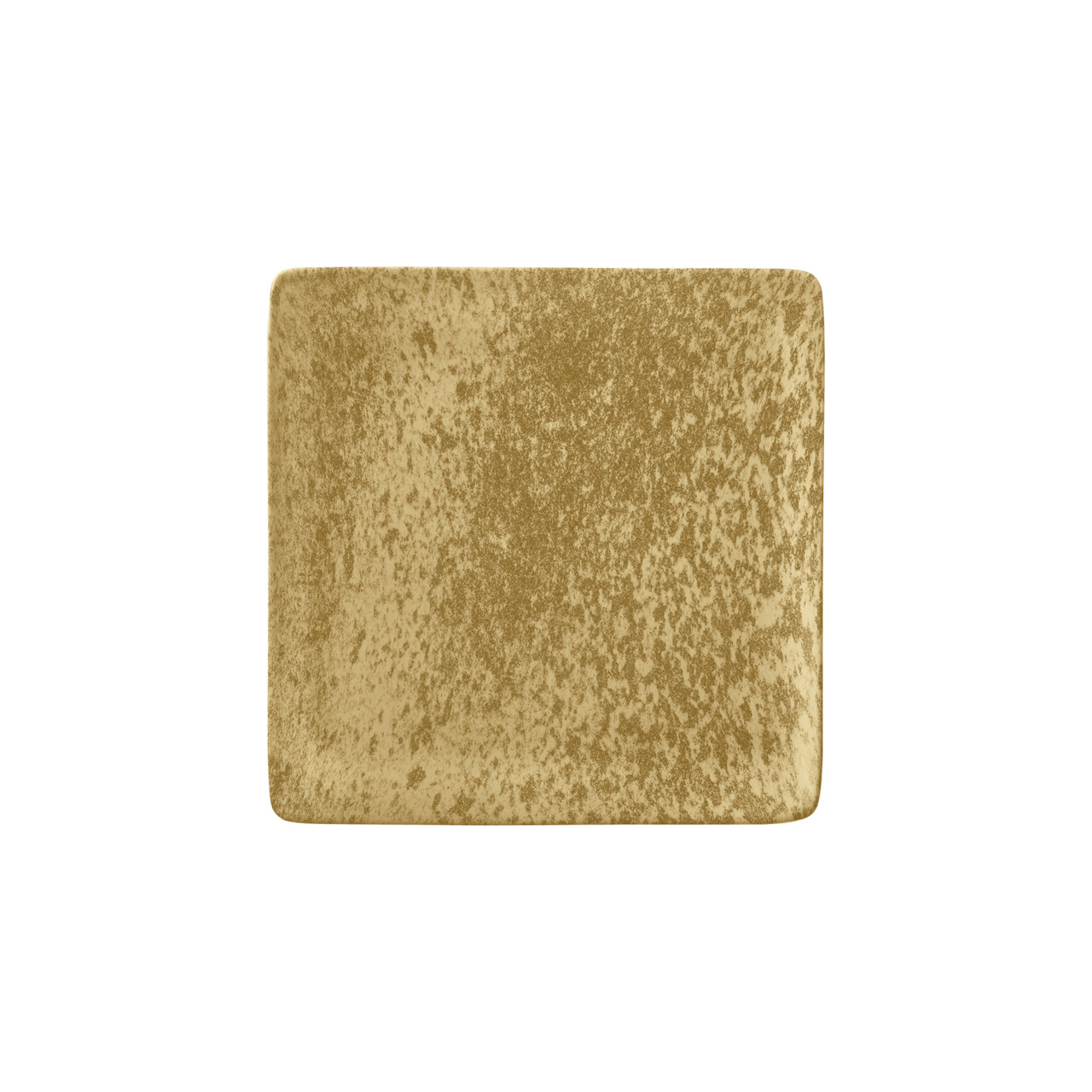 Sandstone, Teller flach quadratisch 215 x 215 mm dark yellow