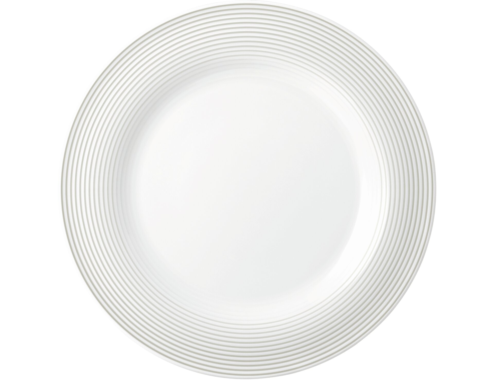 Blues, Teller flach ø 277 mm perlgrau