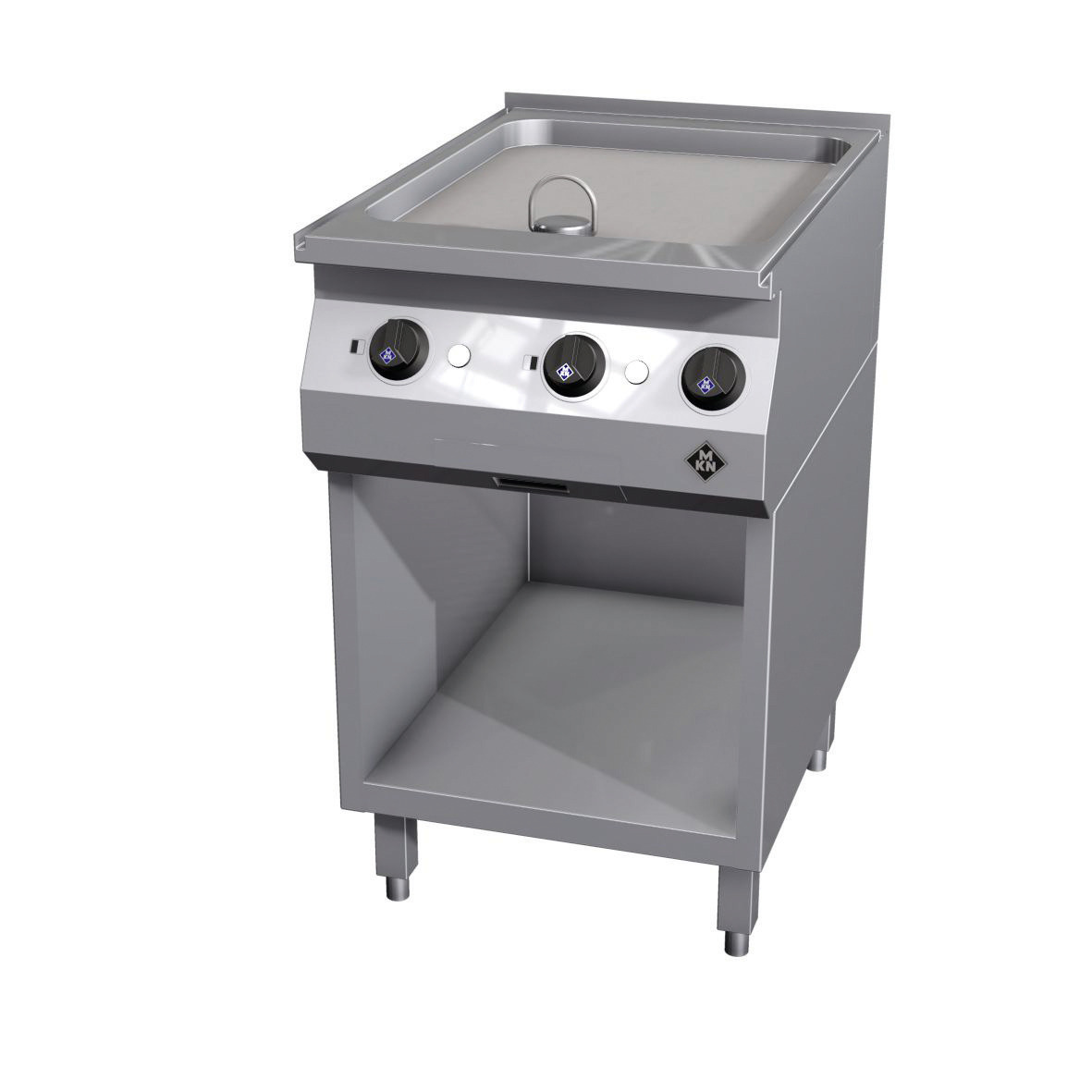 Elektro-Griddleplatte glatt PowerBlock / 1 Supra / Bratfläche 420 x 545 mm