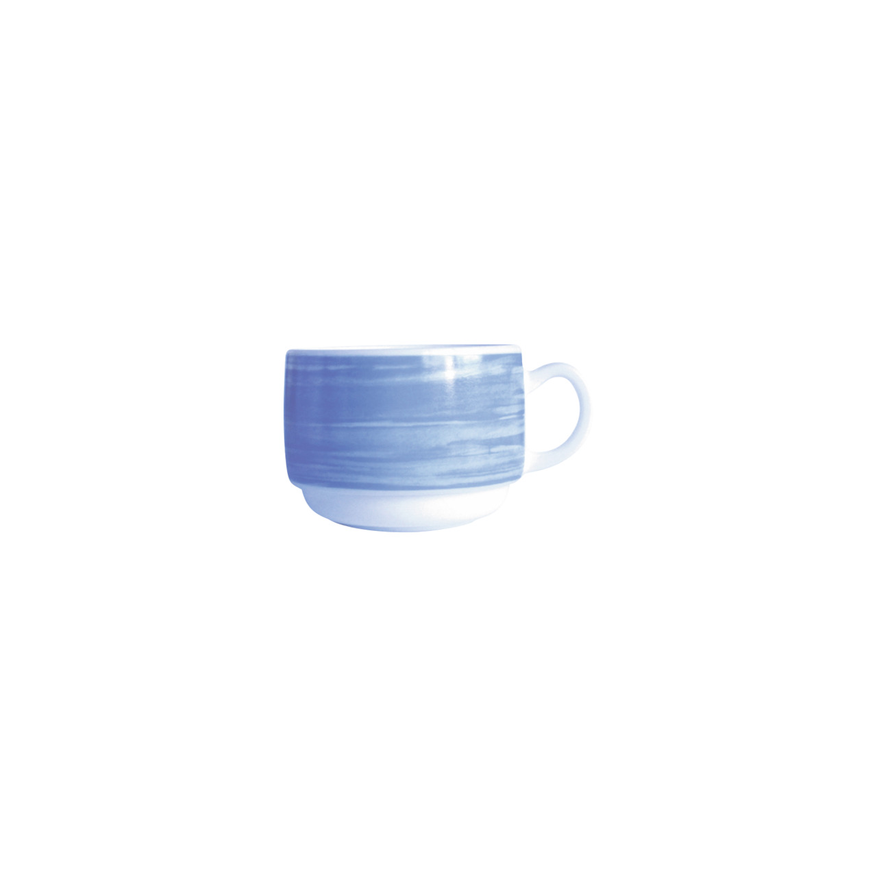 Brush Blue, Gastronomie Tasse stapelbar ø 78 mm / 0,19 l blau