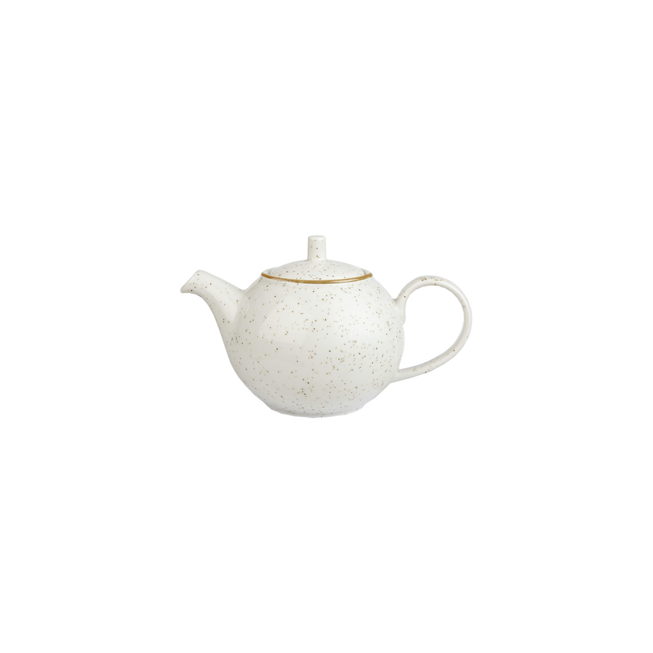 Stonecast, Kaffee- / Teekanne 105 mm hoch / 0,43 l Barley White