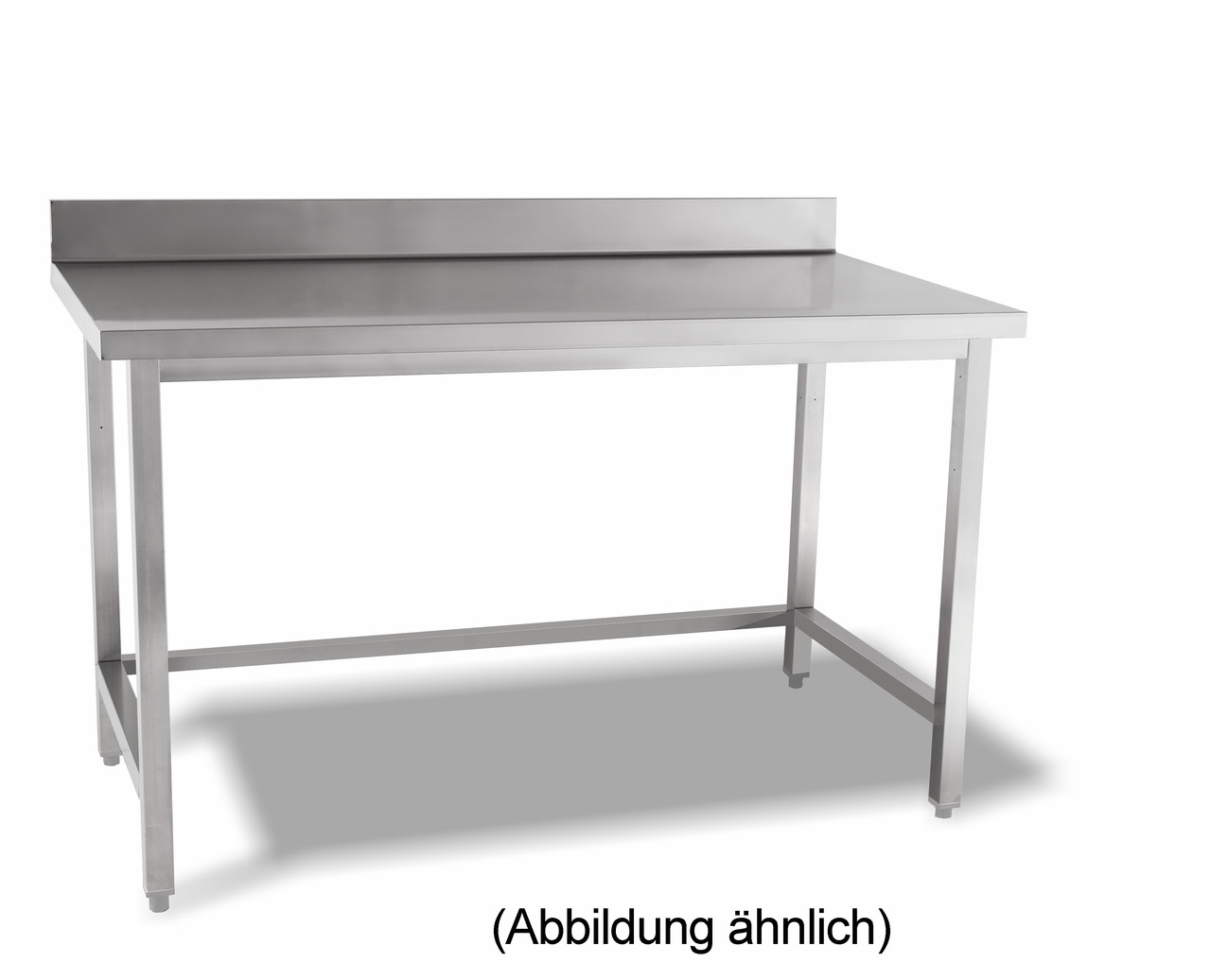 Arbeitstisch verschweißt o. Ablageboden mit 50 mm Aufkantung 1400 x 600 x 850 mm