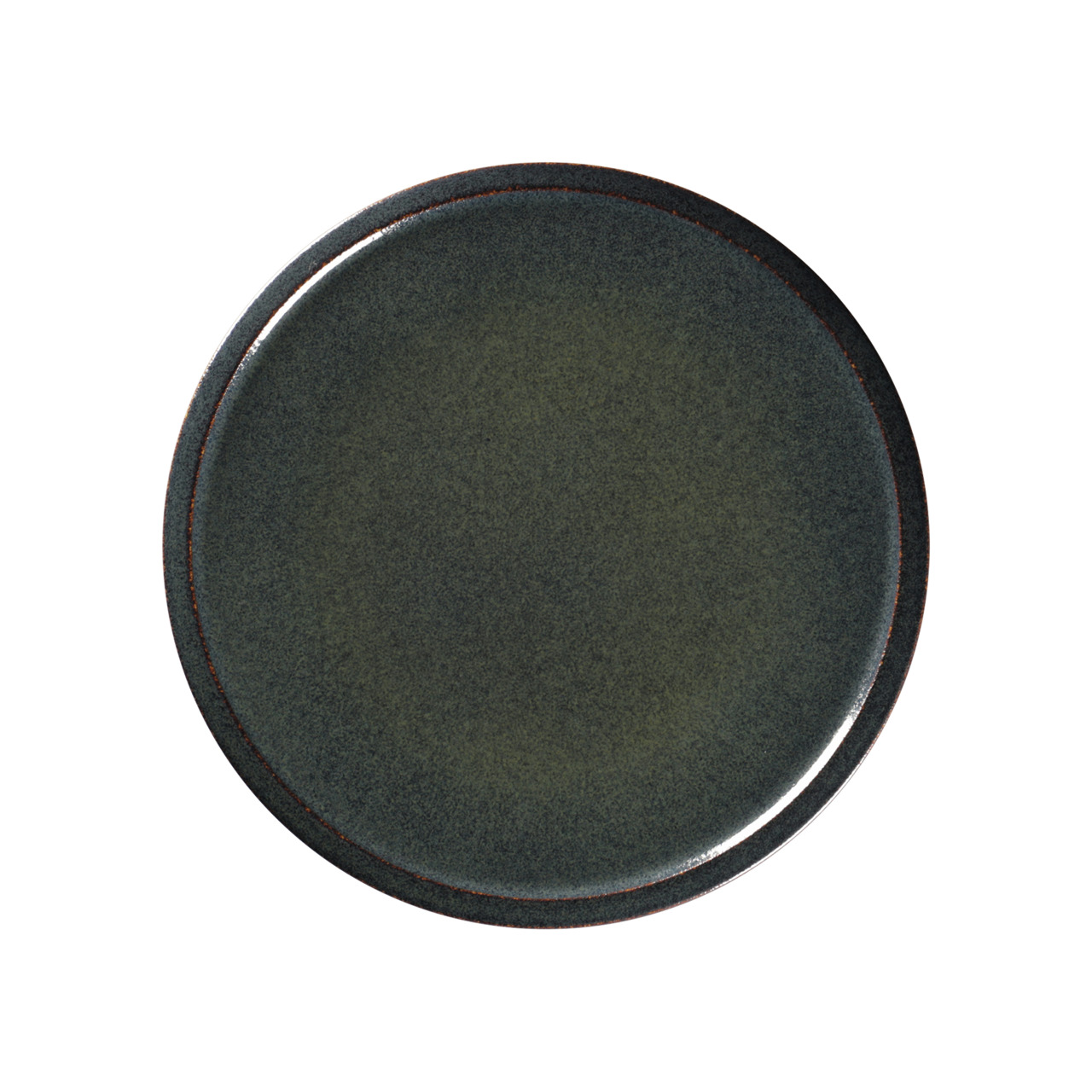 Ease, Teller flach coup ø 320 mm caldera green