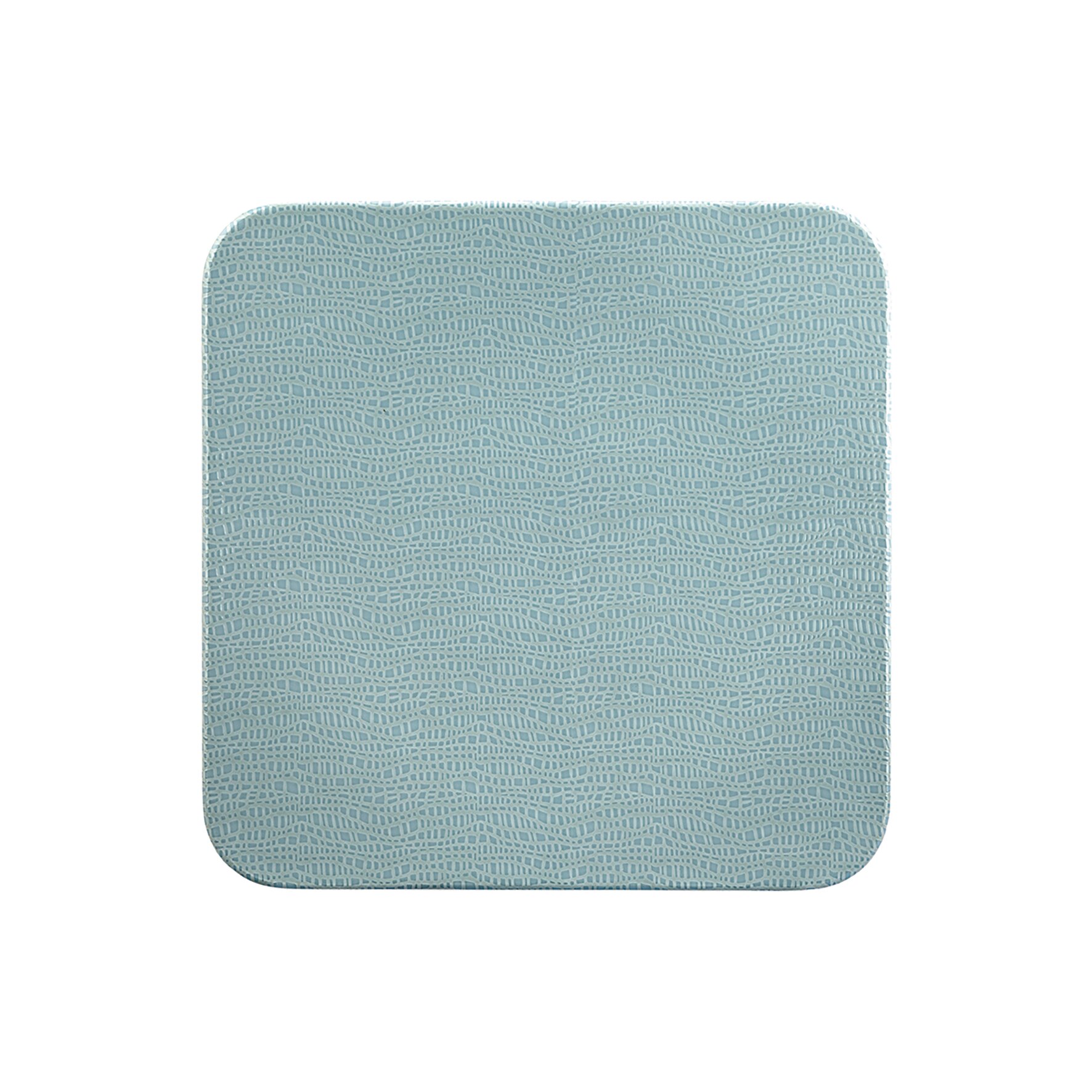 Fashion, Coupteller flach eckig 292 x 292 mm türkis