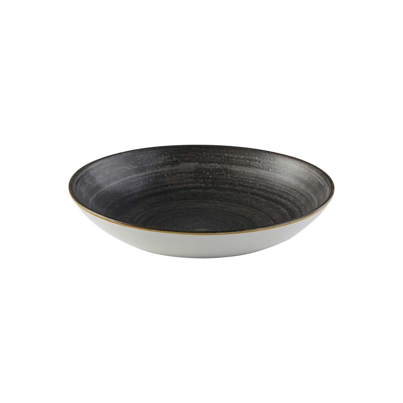 Stonecast Raw, Bowl Coupe Evolve ø 248 mm / 1,14 l Black