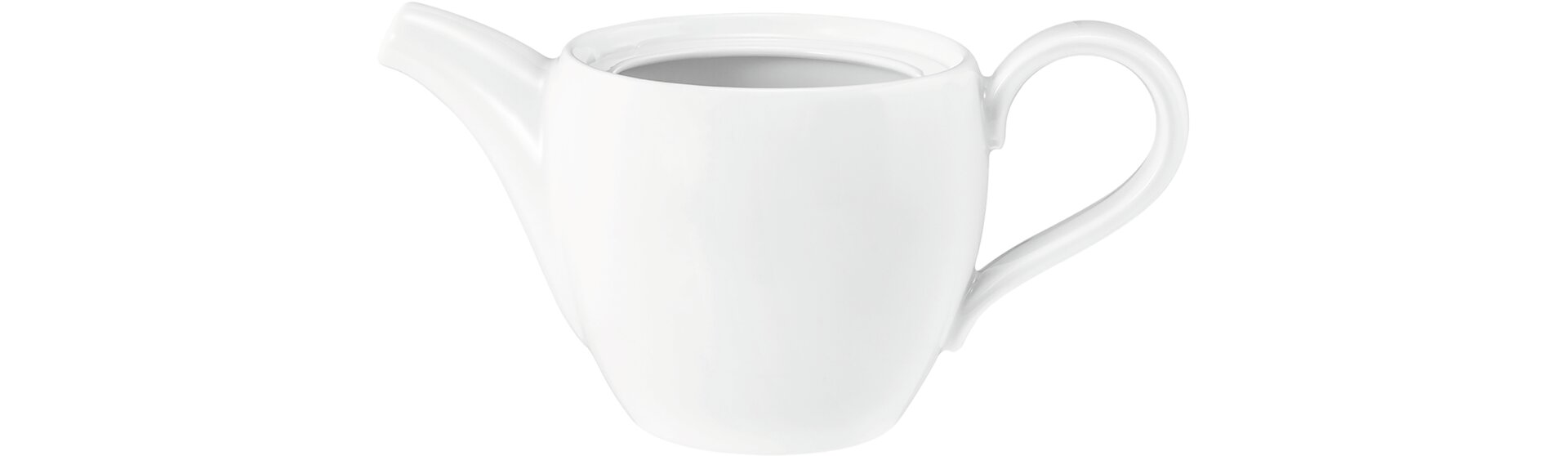 Blues, Kaffeekanne Unterteil 102 x 100 mm / 0,44 l weiß uni