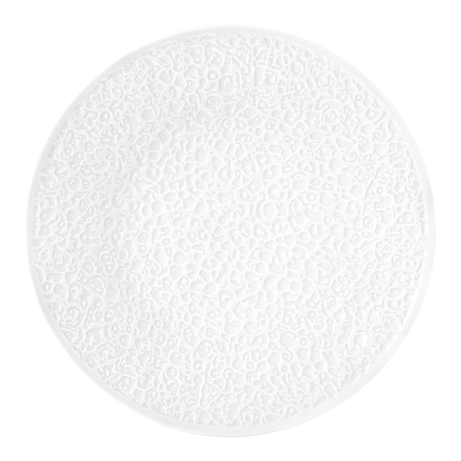 Nori, Teller flach ø 282 mm Vollrelief weiß