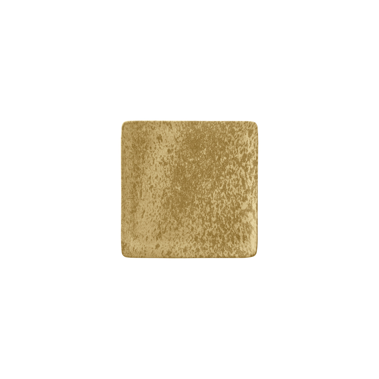 Sandstone, Teller flach quadratisch 152 x 152 mm dark yellow