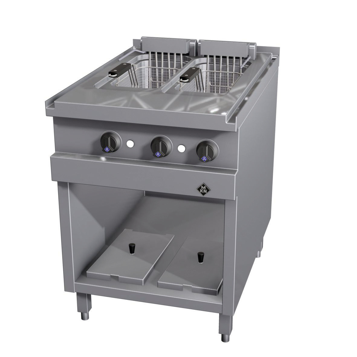 Elektro-Fritteuse 2 x 12,50 l / London II / 600 x 850 x 700 mm / Optima 850