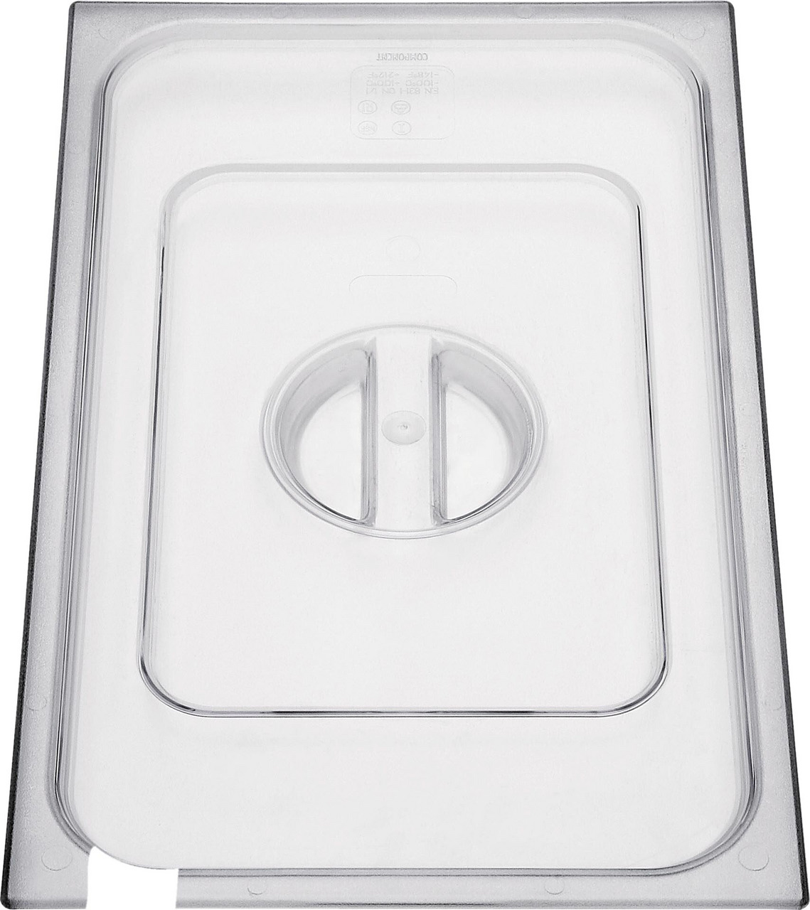 GN-Deckel mit Löffelausschnitt Polycarbonat für 1/1