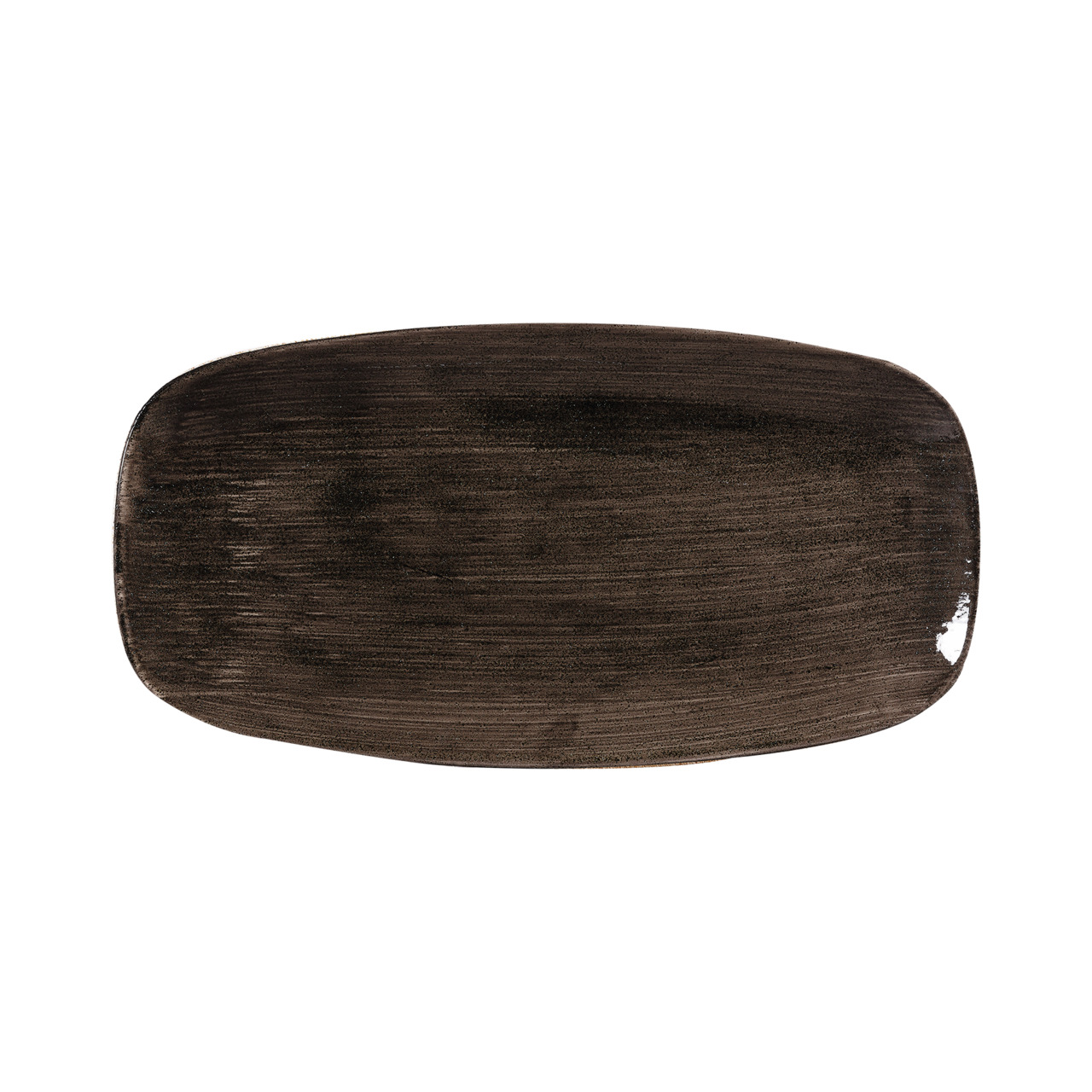 Stonecast Patina, Teller Chefs rechteckig 298 x 153 mm Iron Black