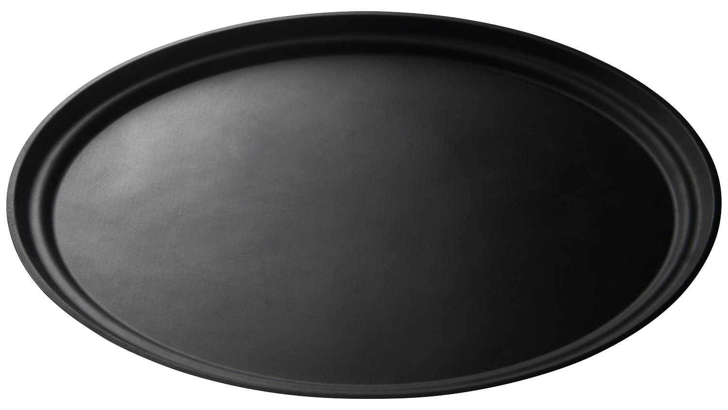 Camtread-Tablett oval 490 x 590 schwarz