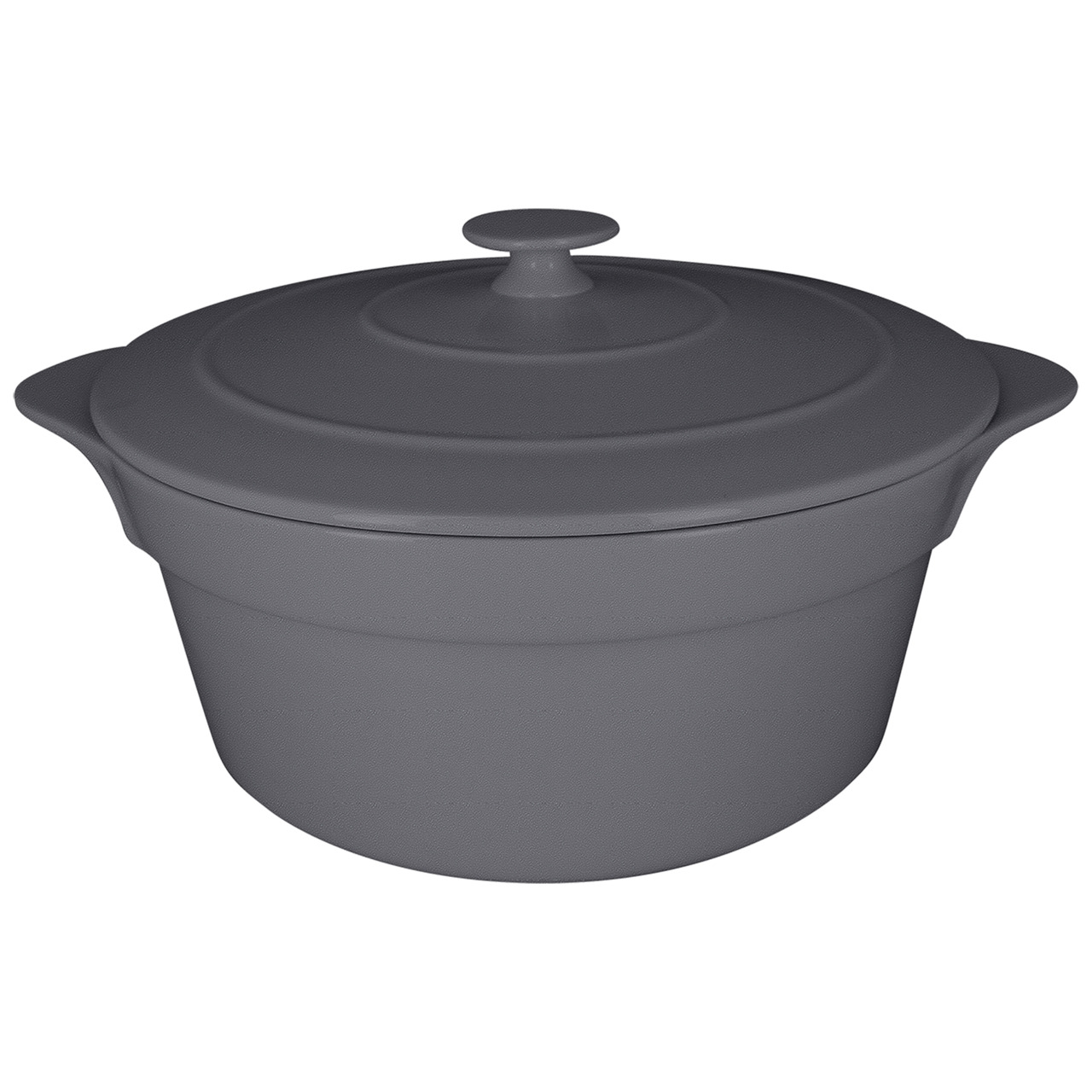 Chef's Fusion, Cocotte rund mit Deckel ø 280 mm / 4,60 l stone