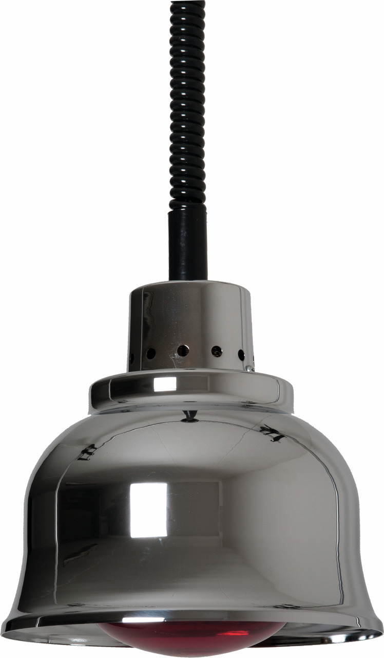Wärmestrahler Chrom, Weißlicht, 250 W, ø 225 mm