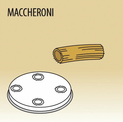 Matrize Maccheroni, für Nudelmaschine 516002 bis 516004