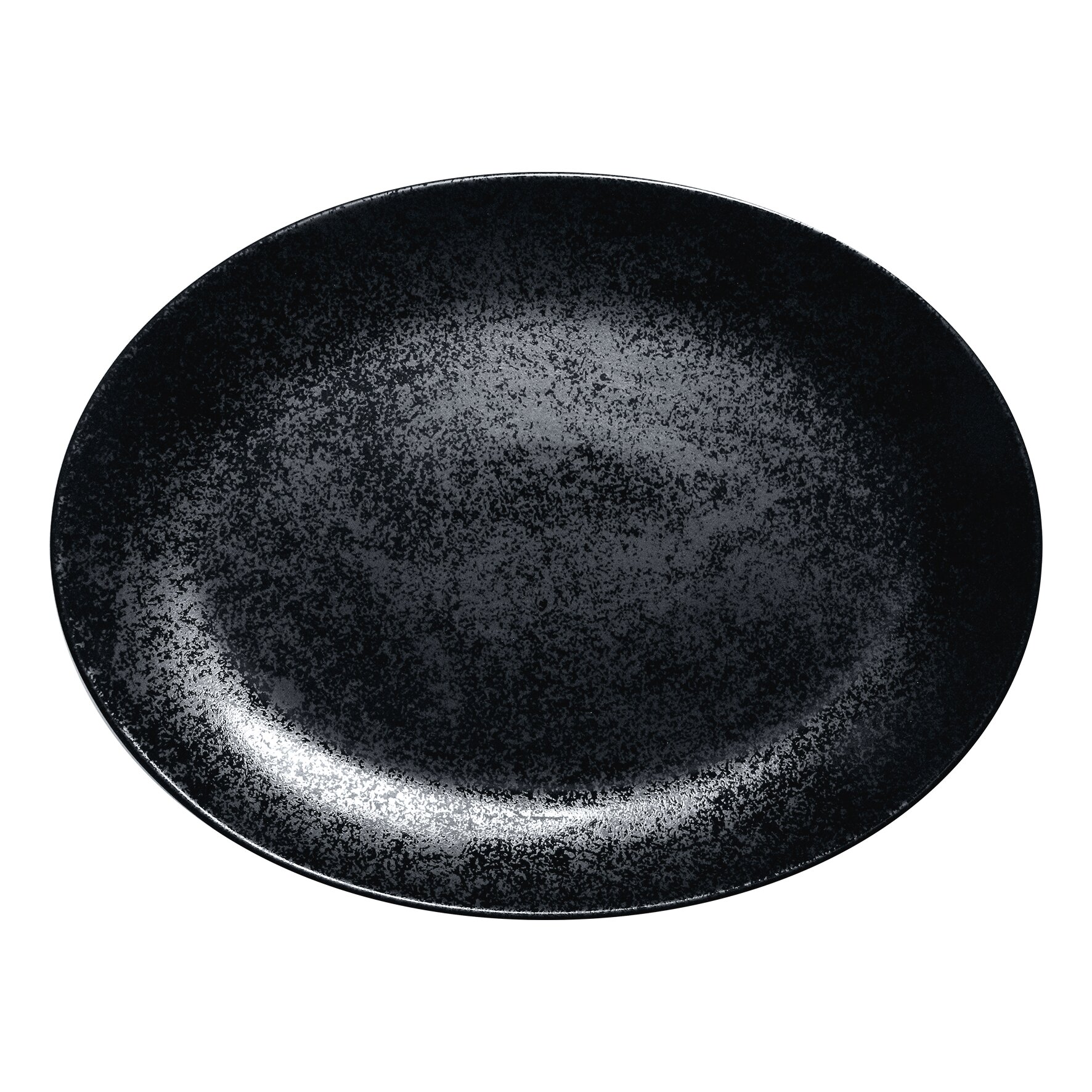 Karbon, Platte oval 360 x 270 mm