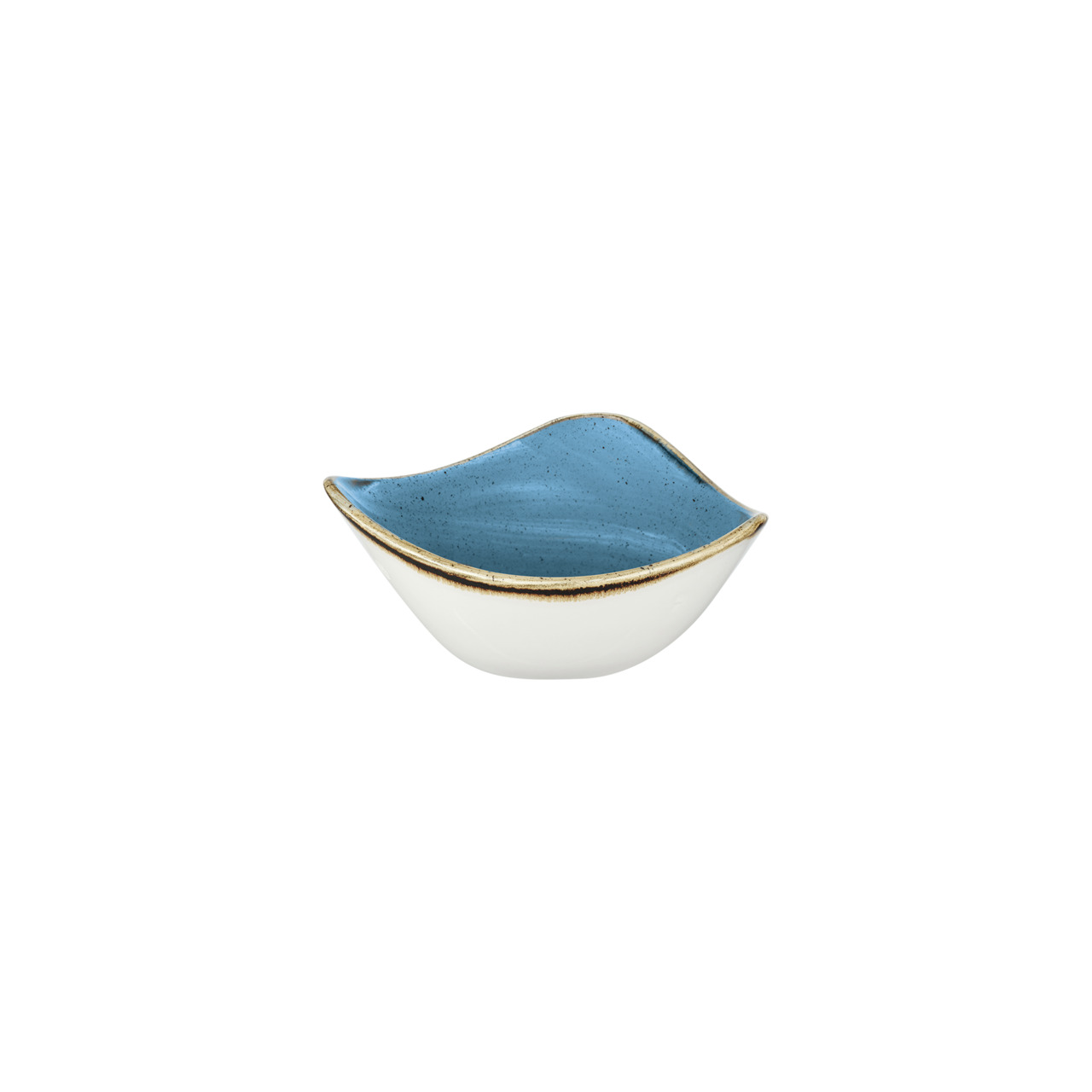 Stonecast, Bowl dreieckig 153 x 153 mm / 0,26 l Cornflower Blue