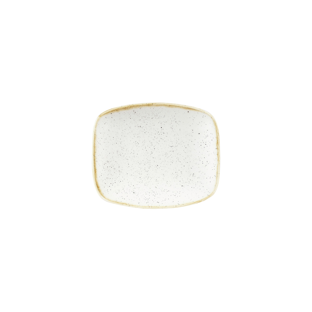 Stonecast, Teller Chefs rechteckig 154 x 126 mm Barley White