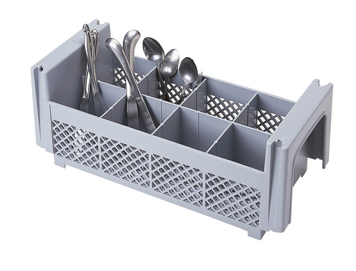 Fächerbesteckkorb 8 Fächer á 89 x 89 x 112 mm / 500 x 250 x 184 mm