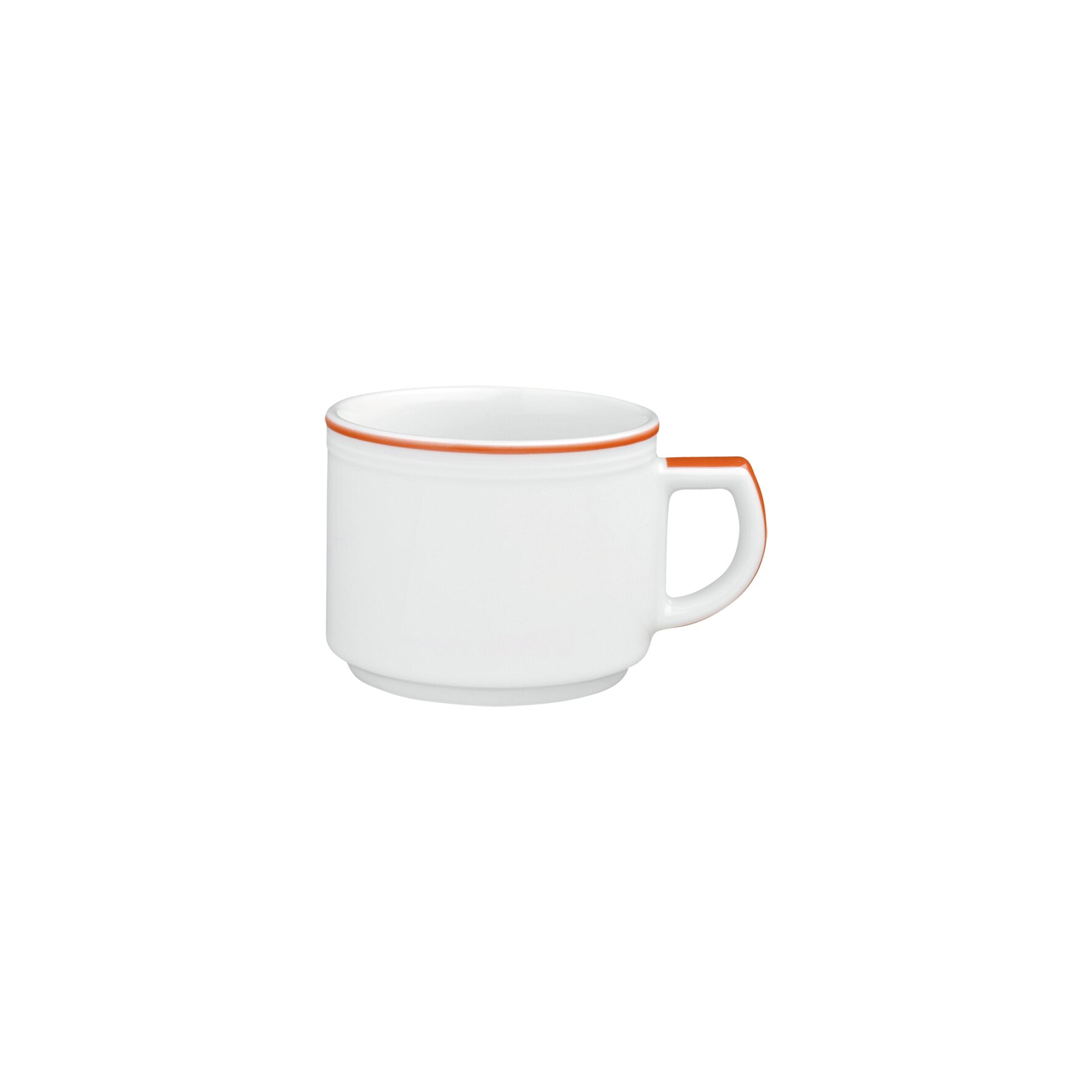 Vitalis, Tasse ø 77 mm / 0,18 l rotes Band