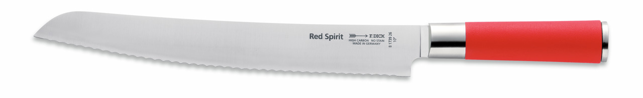 Red Spirit, Brotmesser Klingenlänge 260 mm Wellenschliff