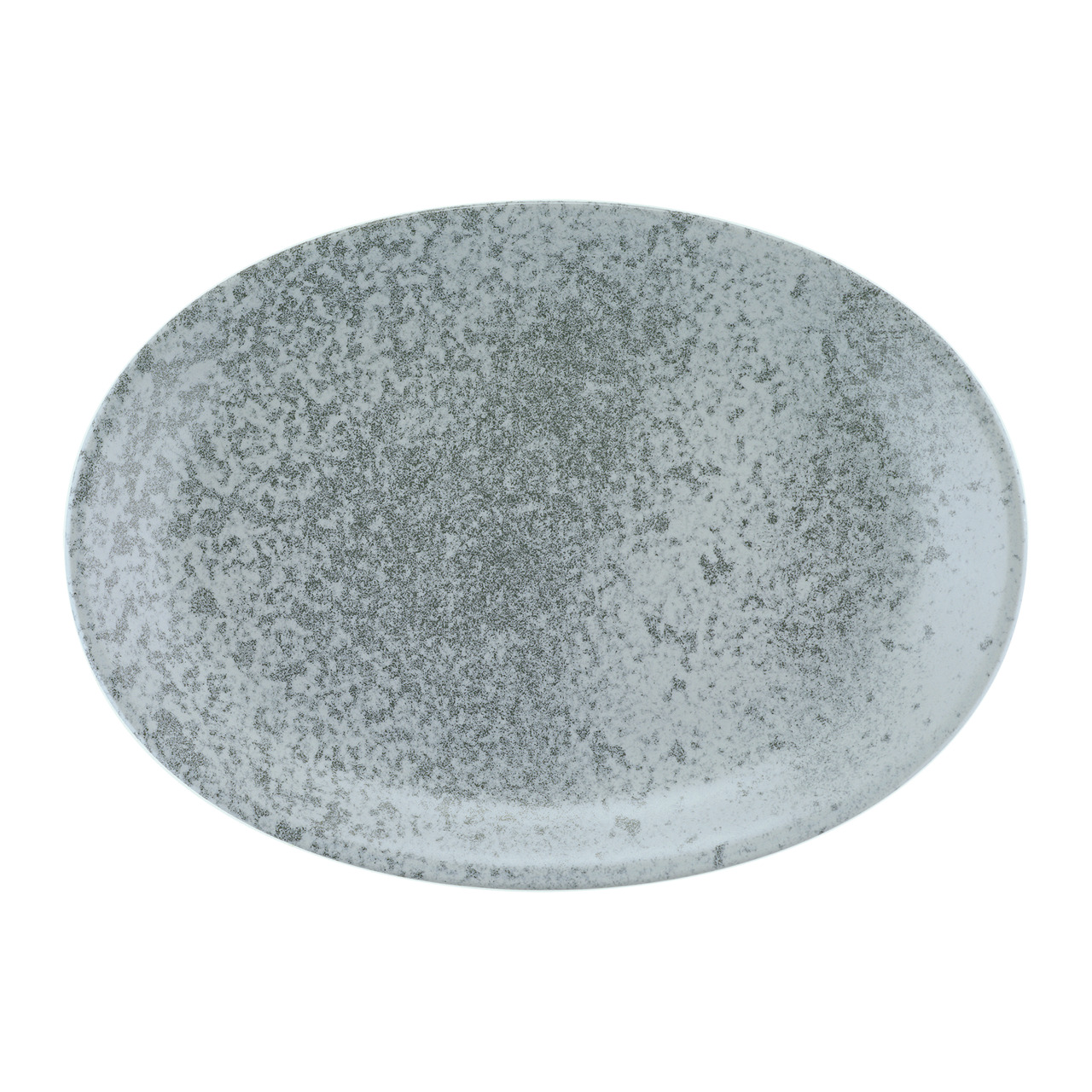 Sandstone, Platte oval 372 x 265 mm gray