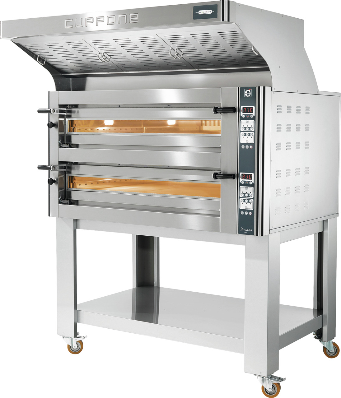 Elektro-Zweikammern-Backofen monoblock / Backkammer je 720 x 1080 x 140 mm