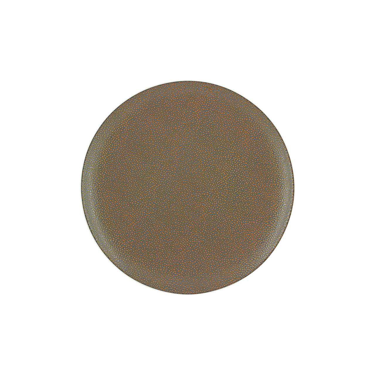 Pearls, Coupteller flach rund ø 240 mm metallic gold