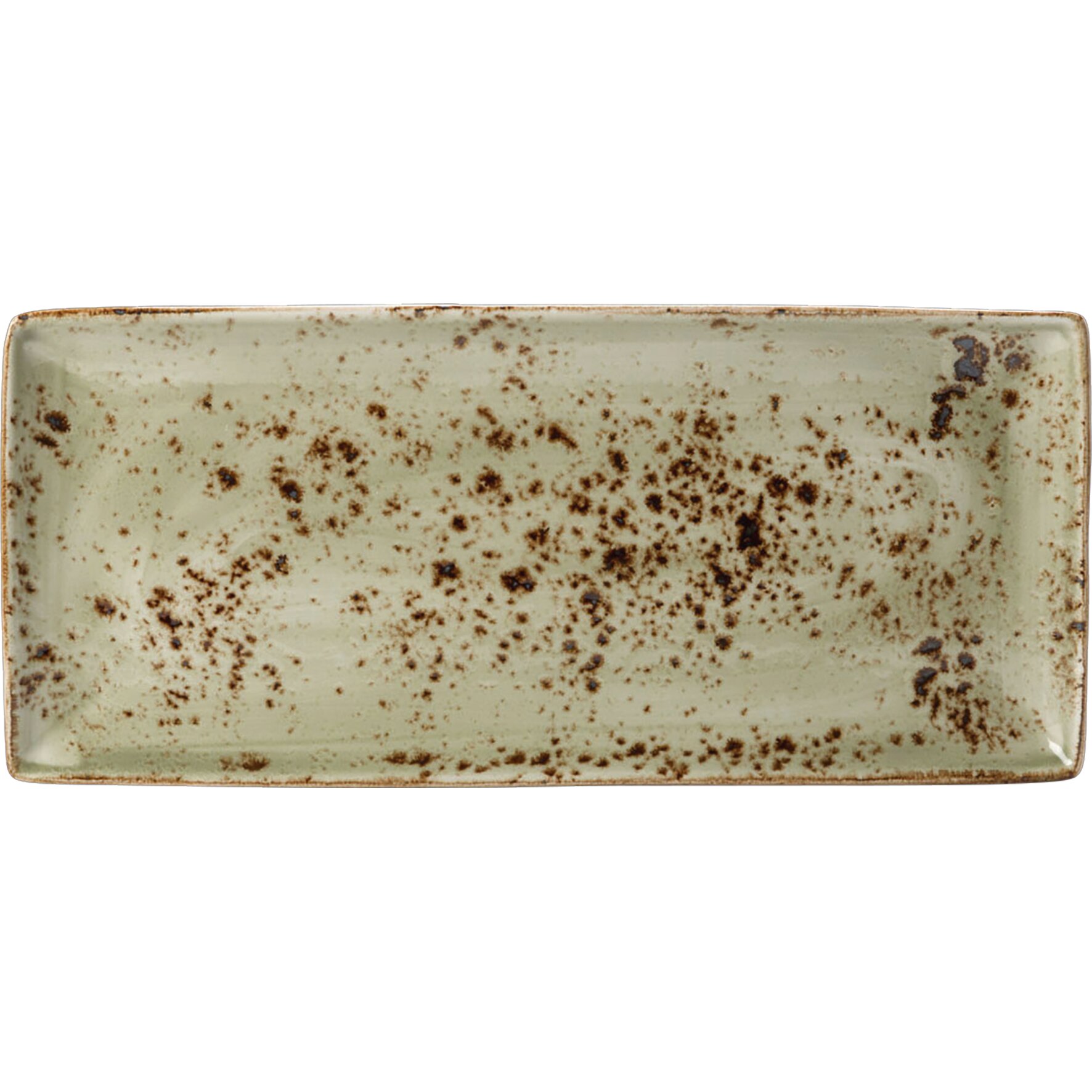 Craft Green, Platte rechteckig 370 x 165 mm Craft Green, Platte rechteckig 370 x 165 mm