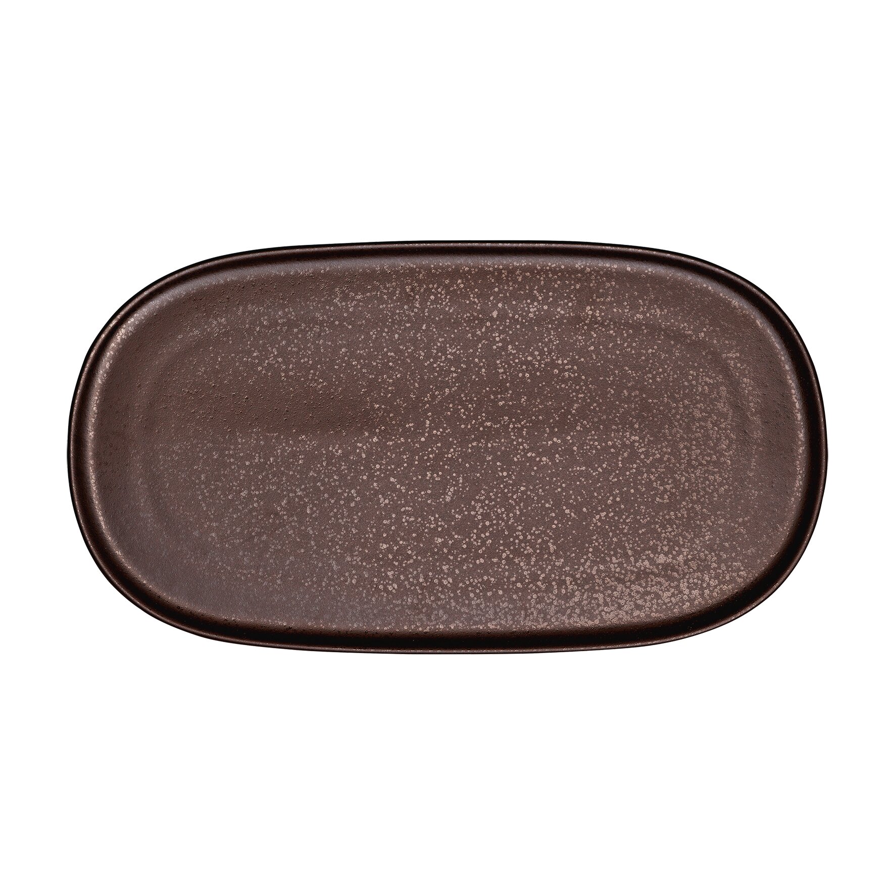 Nivo Mokka, Coupeplatte flach 340 x 190 mm mokka Nivo Mokka, Coupeplatte flach 340 x 190 mm mokka