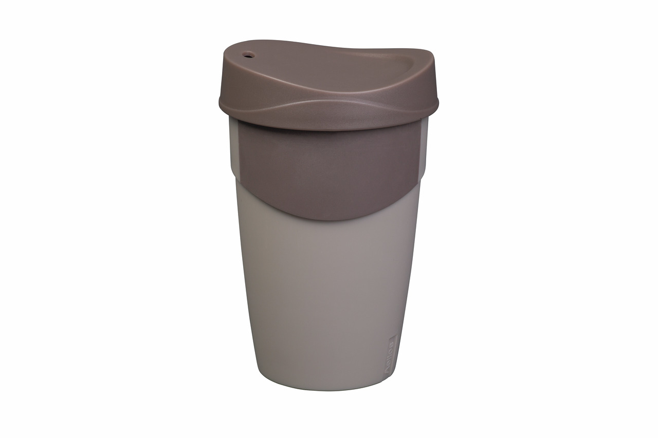 Waycup, Mehrwegbecher ø 75 mm / 0,40 l mocca