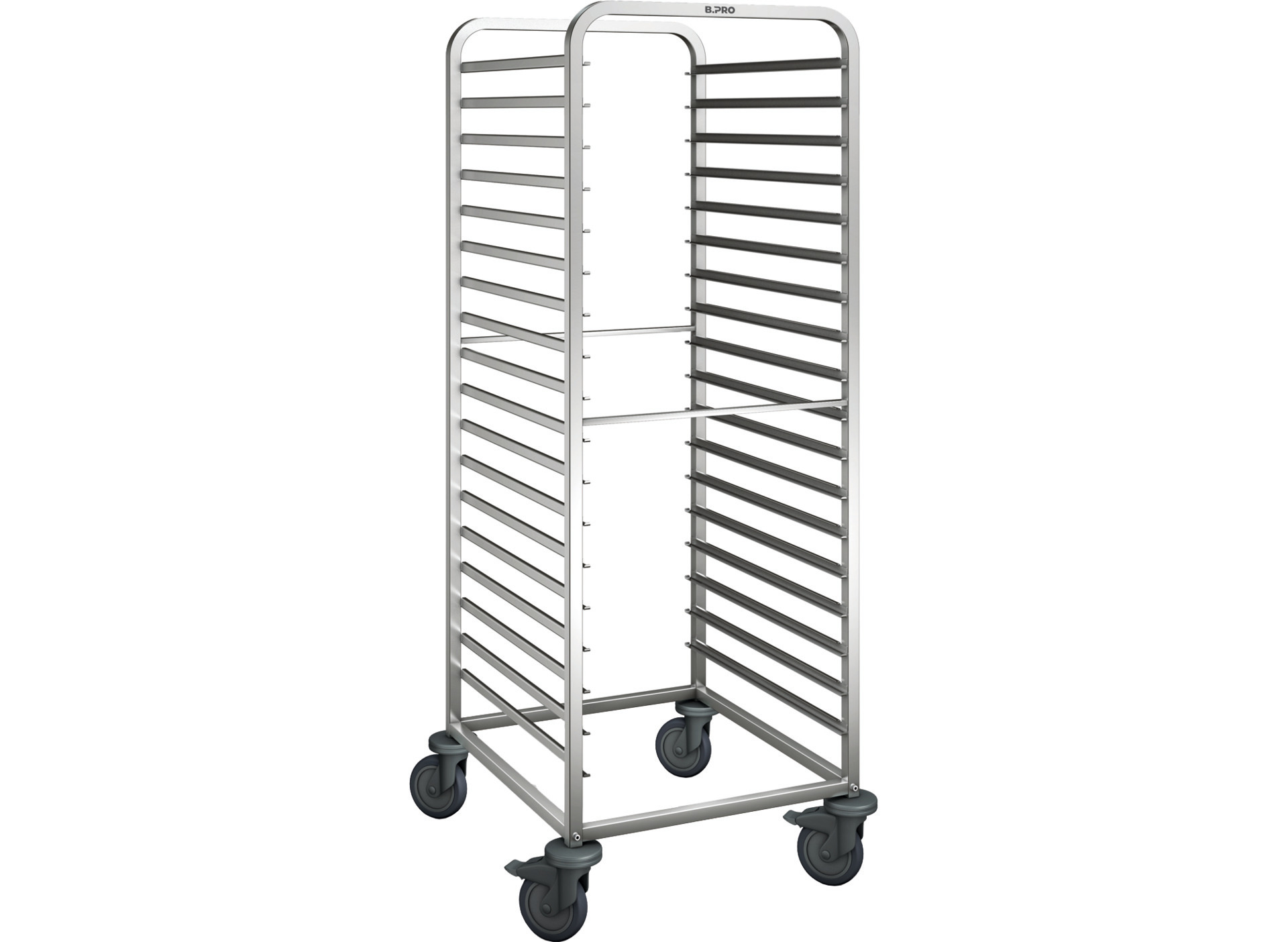 Regalwagen 18 x GN 2/1 oder 36 x GN 1/1 / mit Kunststoffrollen