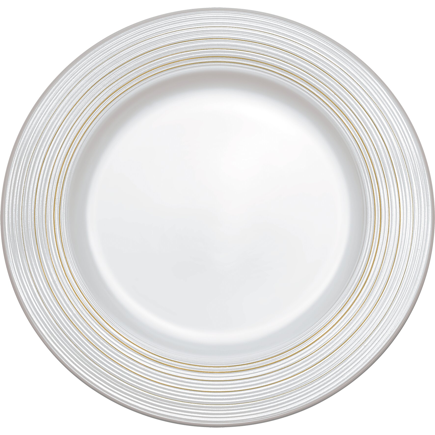 Stella Vogue, Teller flach ø 330 mm weiß / gold