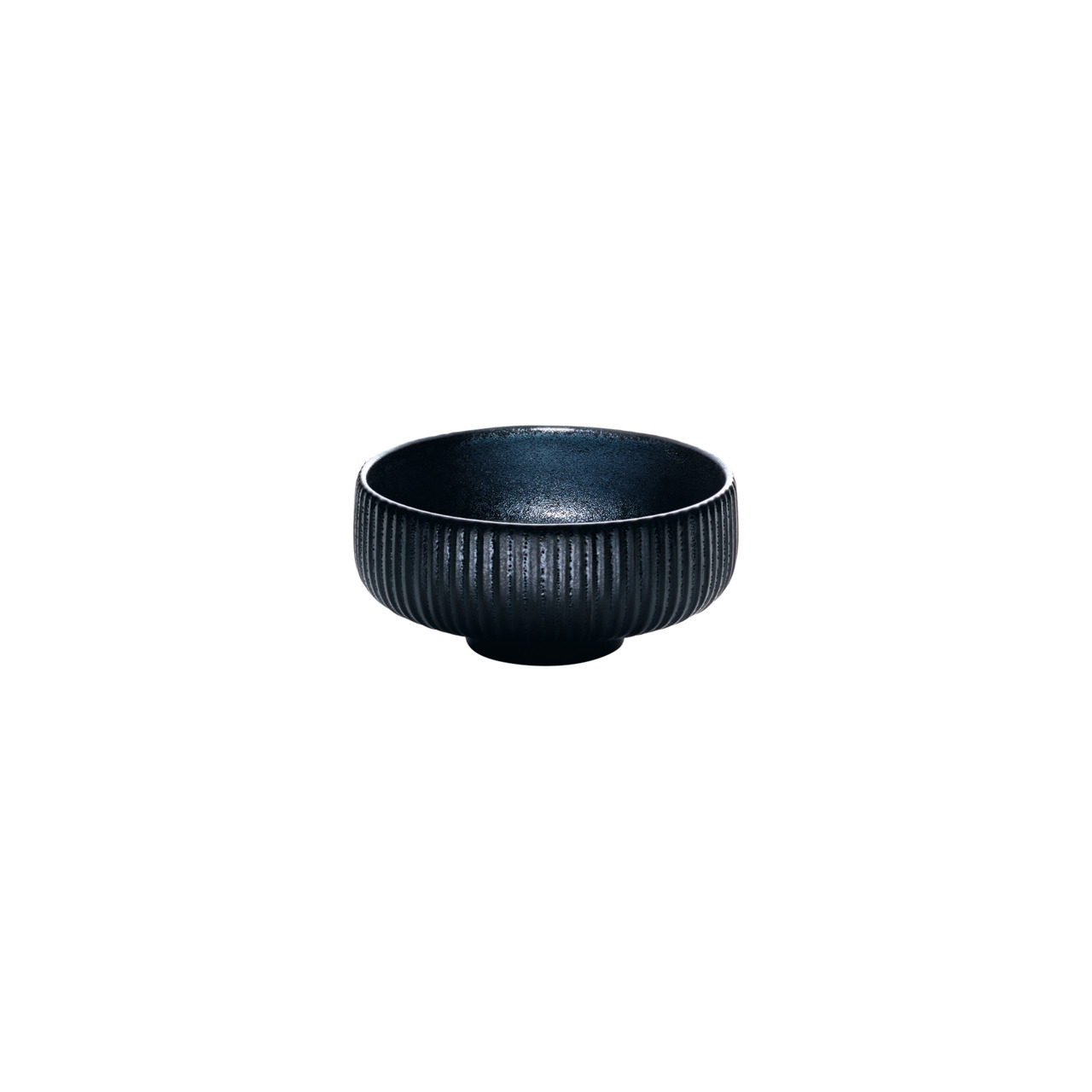 Nara, Dip-Schälchen rund Relief ø 80 mm / 0,12 l schwarz