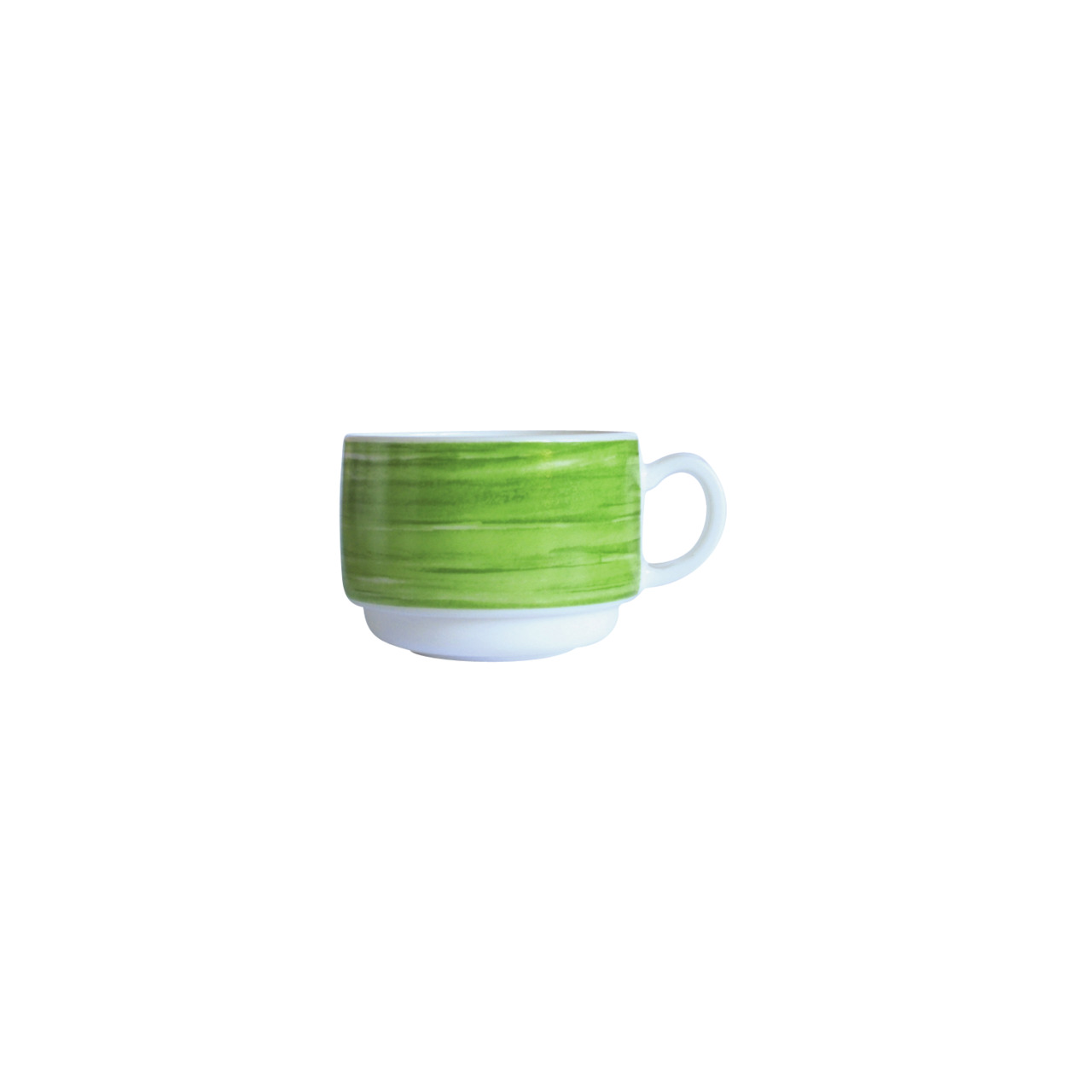 Brush Green, Gastronomie Tasse stapelbar ø 78 mm / 0,19 l grün