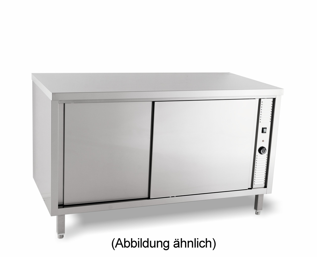 Wärmeschrank mit Flügeltüren ohne Aufkantung 1200 x 600 x 850 mm
