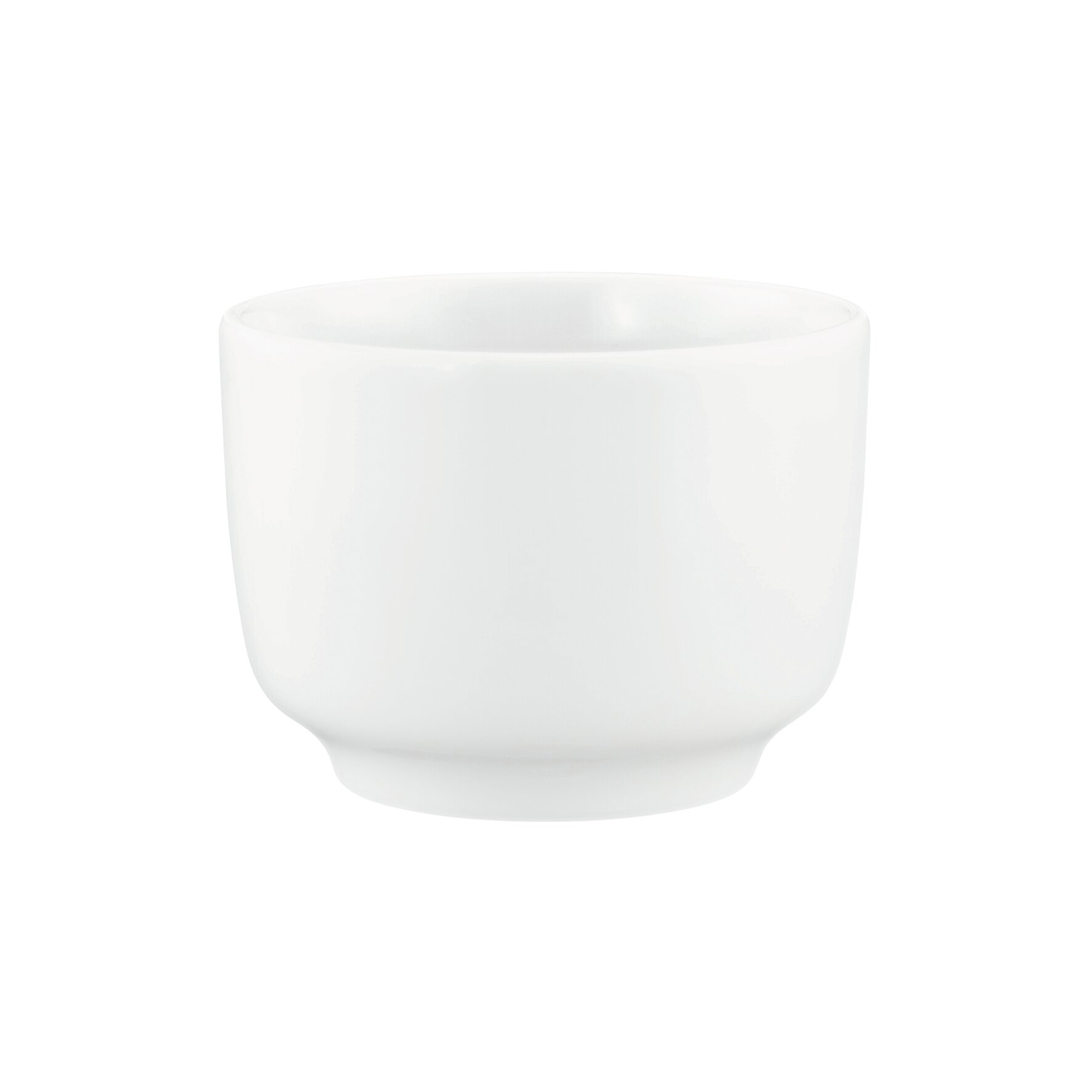 Sento, Kaffee- / Cappuccinotasse o. Henkel ø 85 mm / 0,23 l weiß