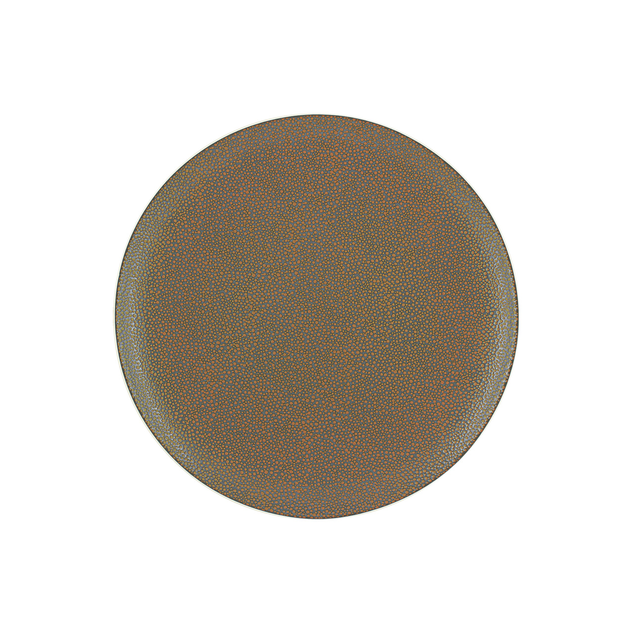 Pearls, Coupteller flach rund ø 270 mm metallic gold