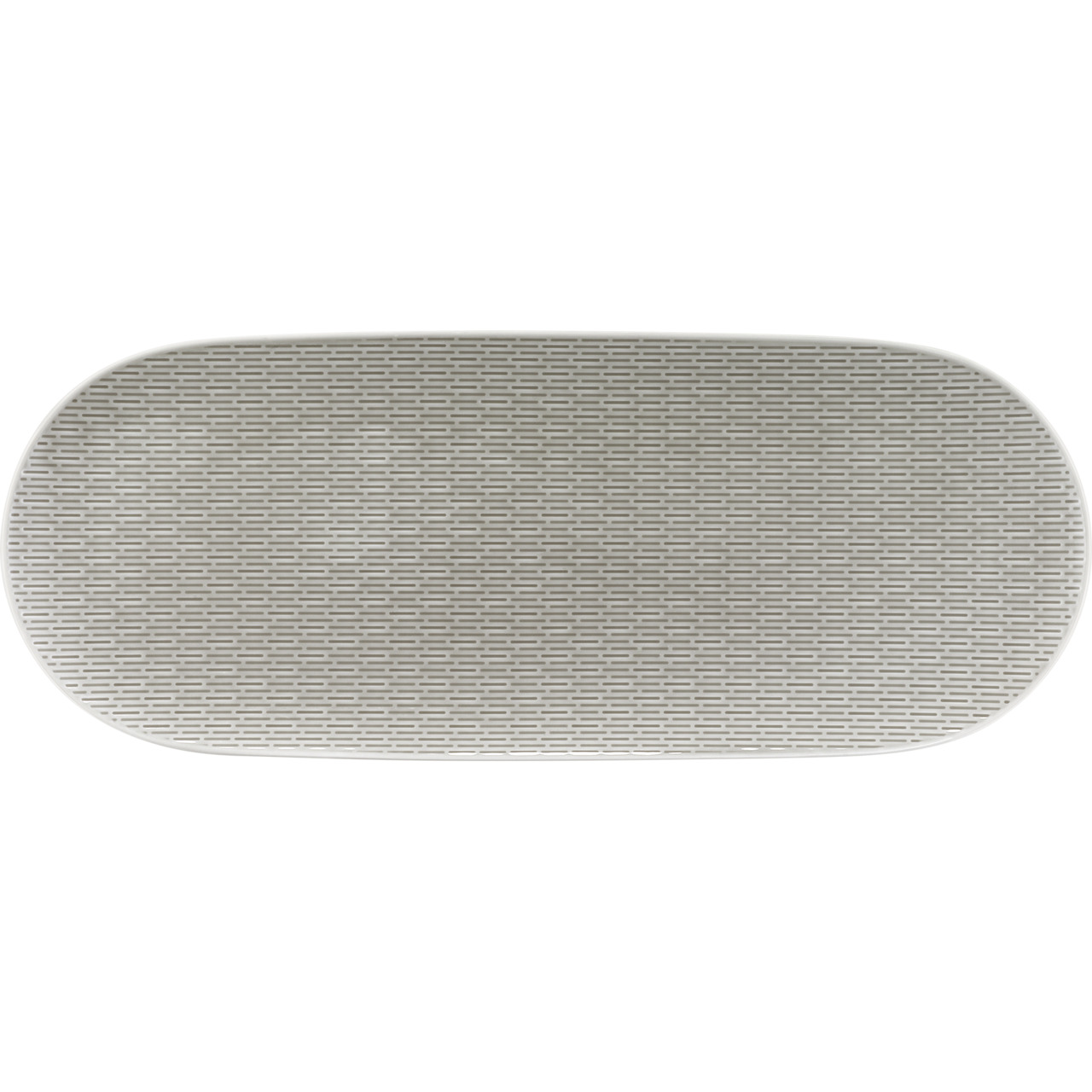 Scope Glow Gray, Coupplatte oval 462 x 182 mm / Relief