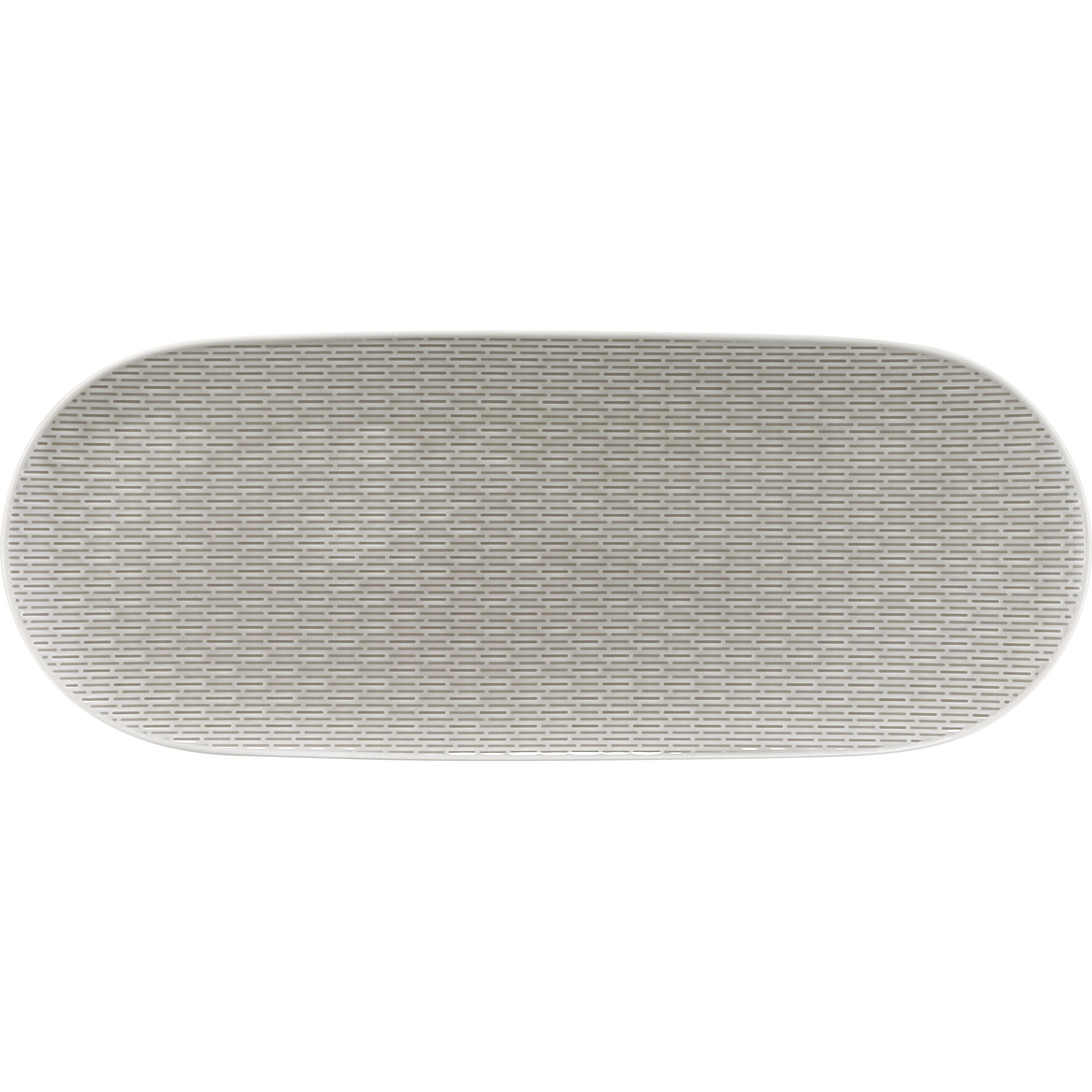 Scope Glow Gray, Coupplatte oval 460 x 182 mm / Relief