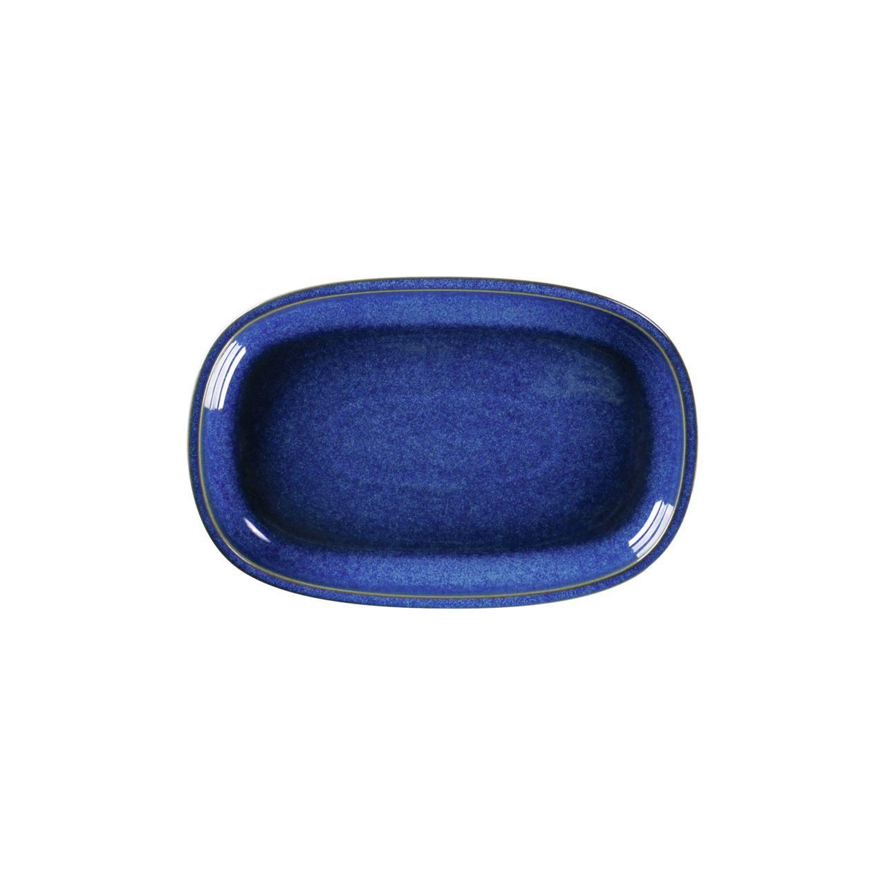 Ease, Platte oval flach 230 x 150 mm cobalt