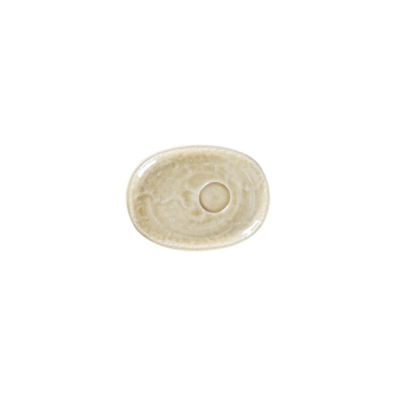 Krush, Untertasse oval 150 x 110 mm Vanilla beige