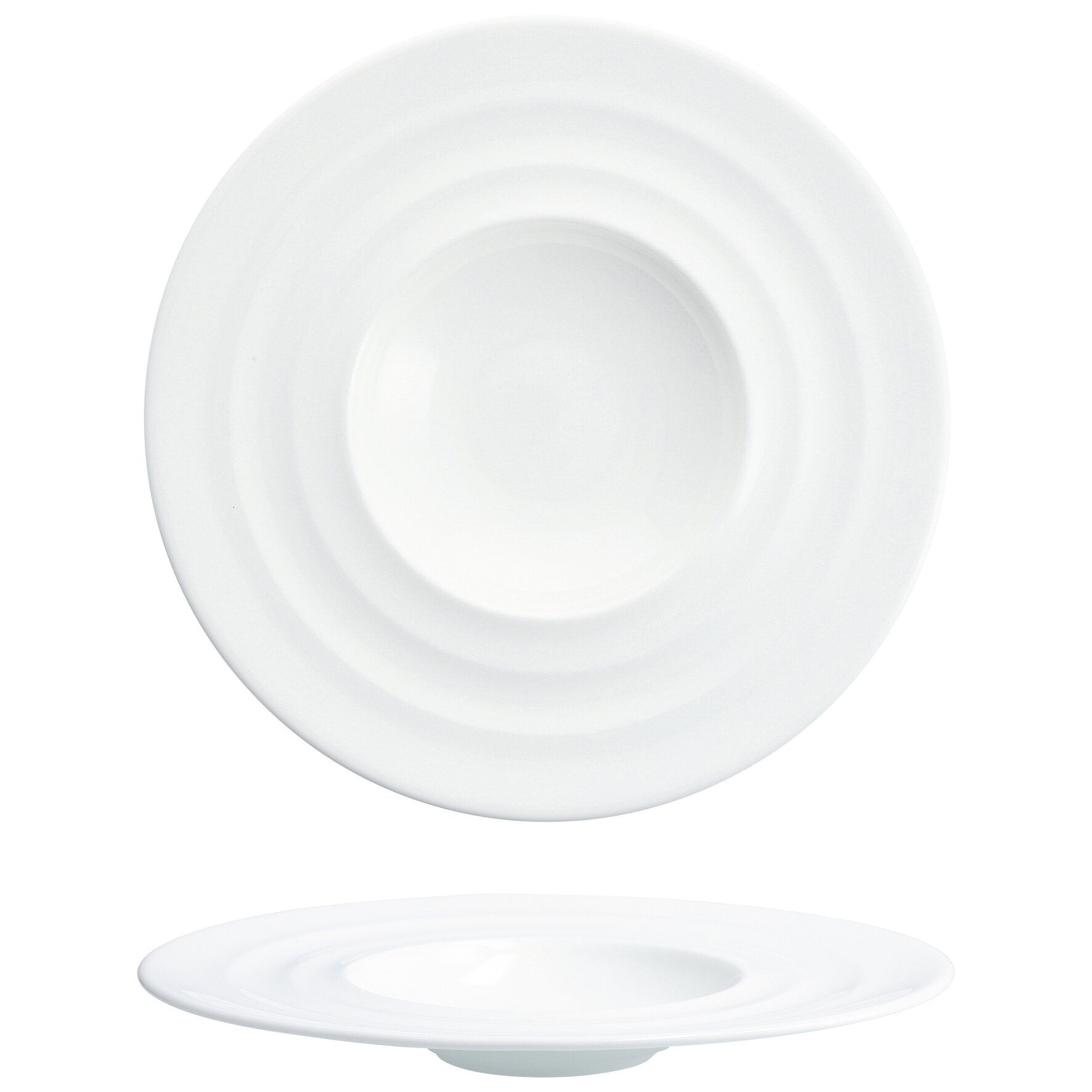 Cielo, Gourmetteller tief breite Fahne ø 300 mm / 0,29 l weiß Cielo, Gourmetteller tief breite Fahne ø 300 mm / 0,29 l weiß