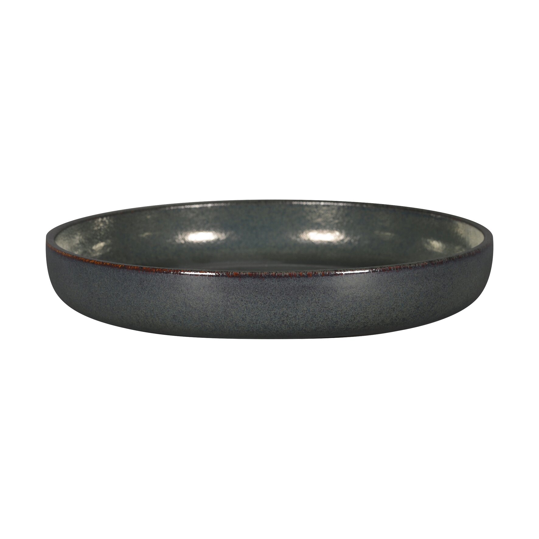 Ease, Teller tief rund ø 278 mm / 1,90 l caldera green