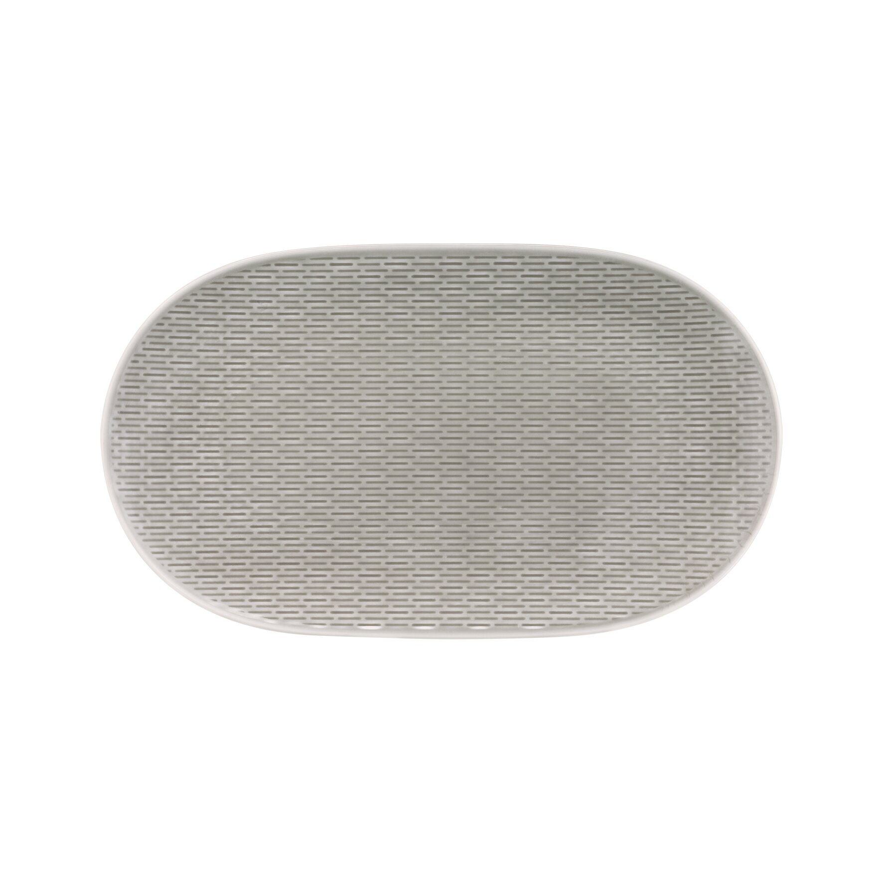 Scope Glow Gray, Coupplatte oval 326 x 186 mm / Relief