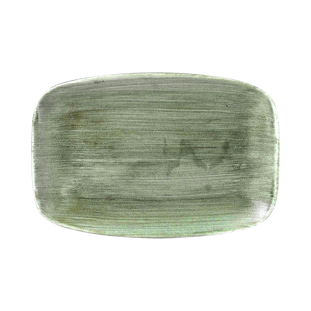 Stonecast Patina, Teller Chefs rechteckig 300 x 199 mm Burnished Green